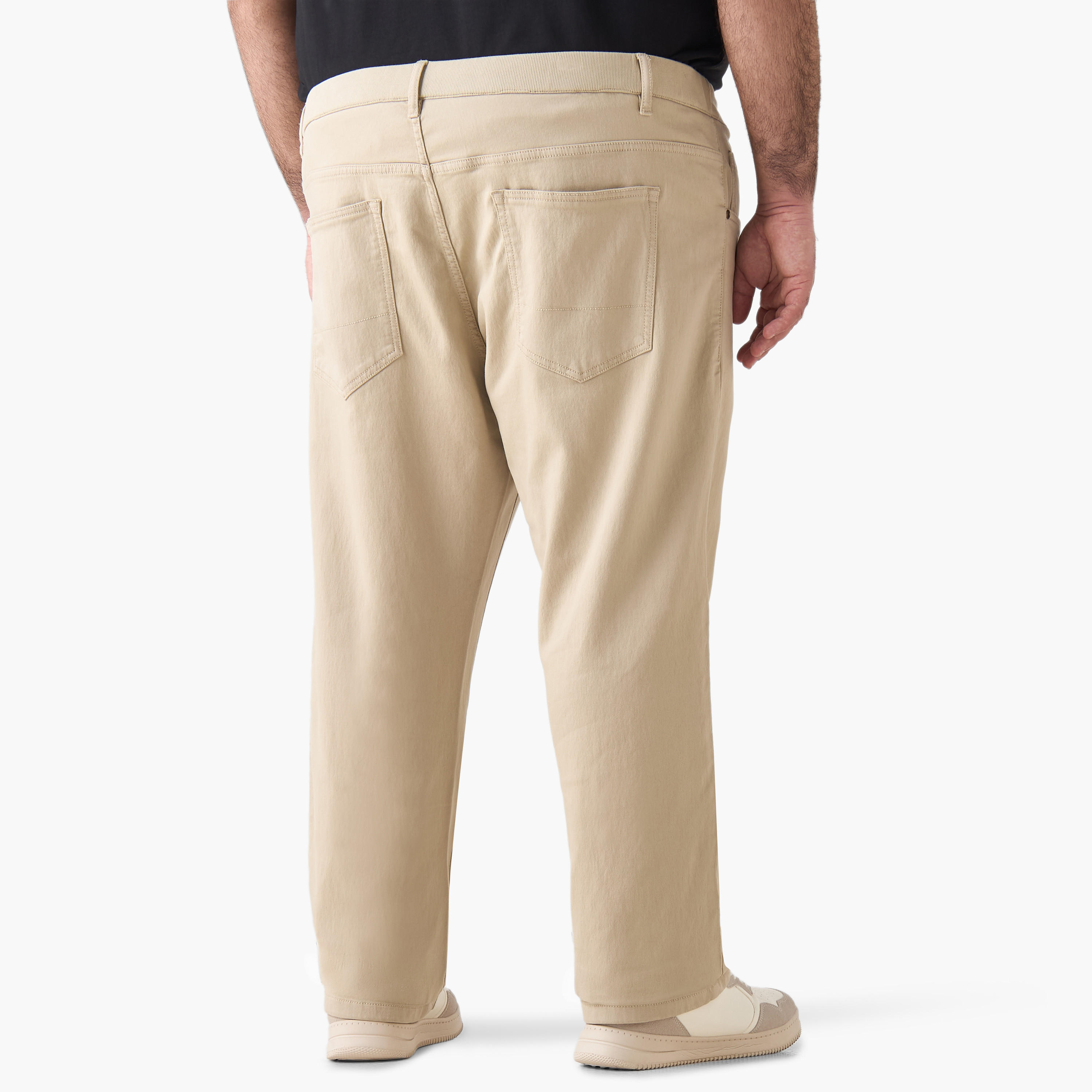 بنطلون جينز رجالي بقصة مريحة وخصر مرن-men-clothing-bottoms-jeans-image-4