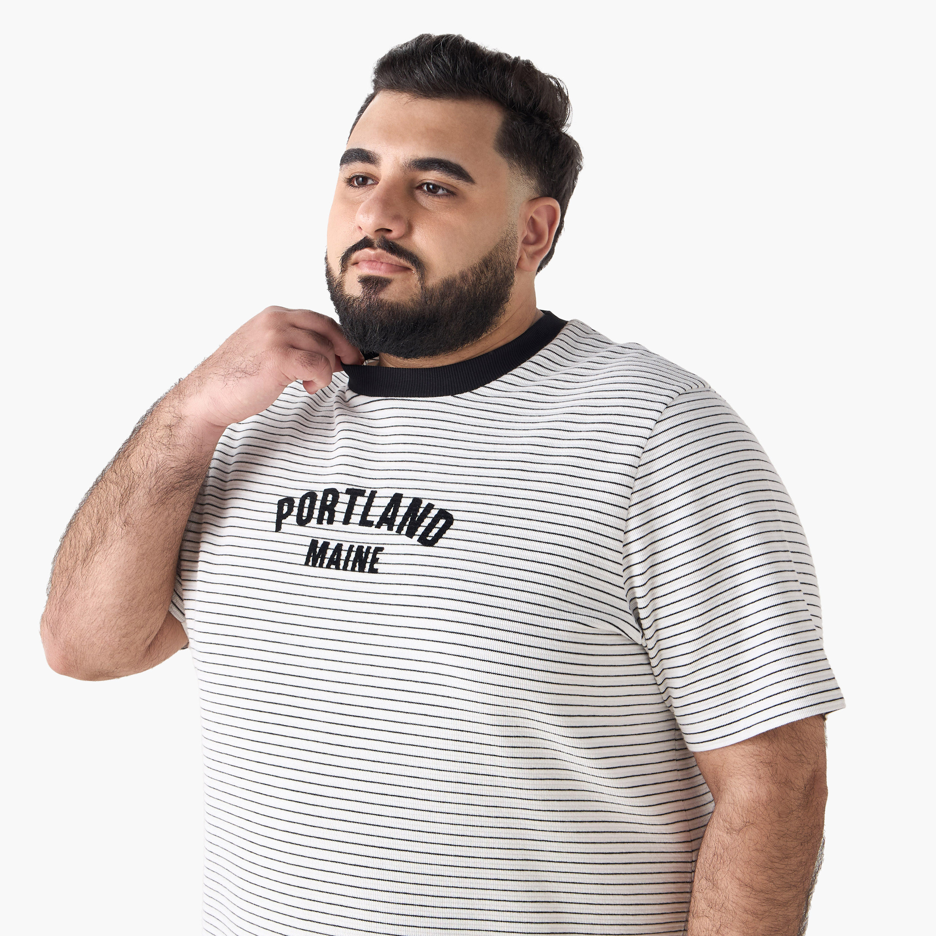 Men Regular Fit Crew Neck Short Sleeves Portland Printed T-shirt-men-clothing-tshirtsandpolos-tshirts-image-6