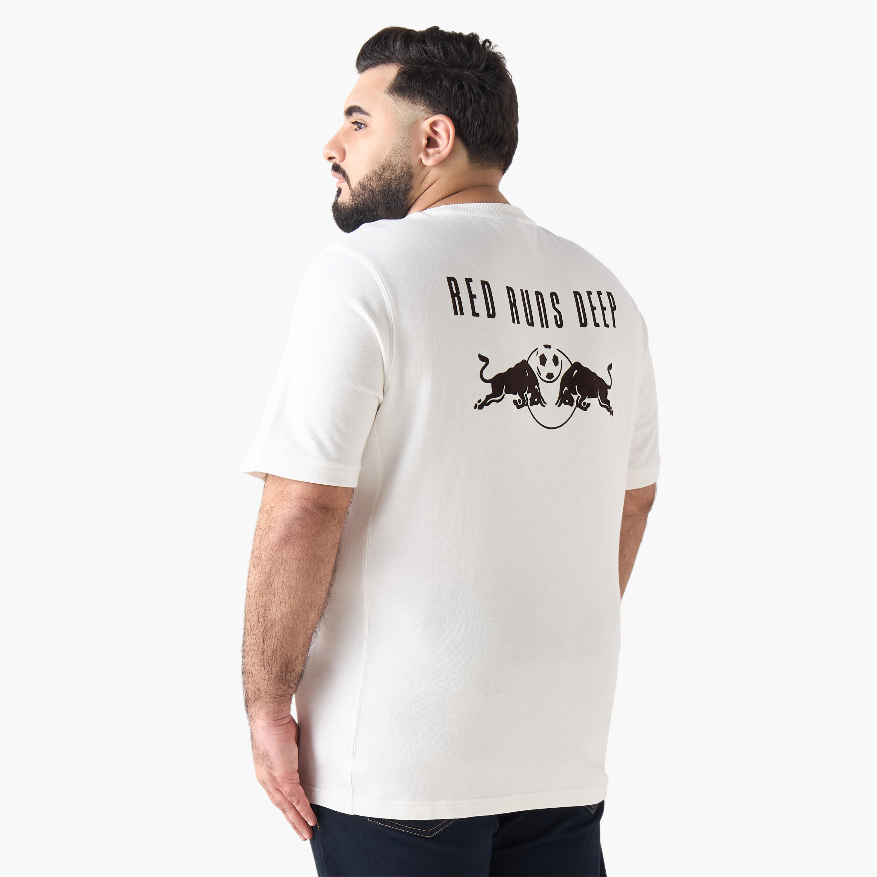 Men Regular Fit Round Neck Short Sleeve Red Bull New York Print T-shirt-men-clothing-tshirtsandpolos-tshirts-image-2