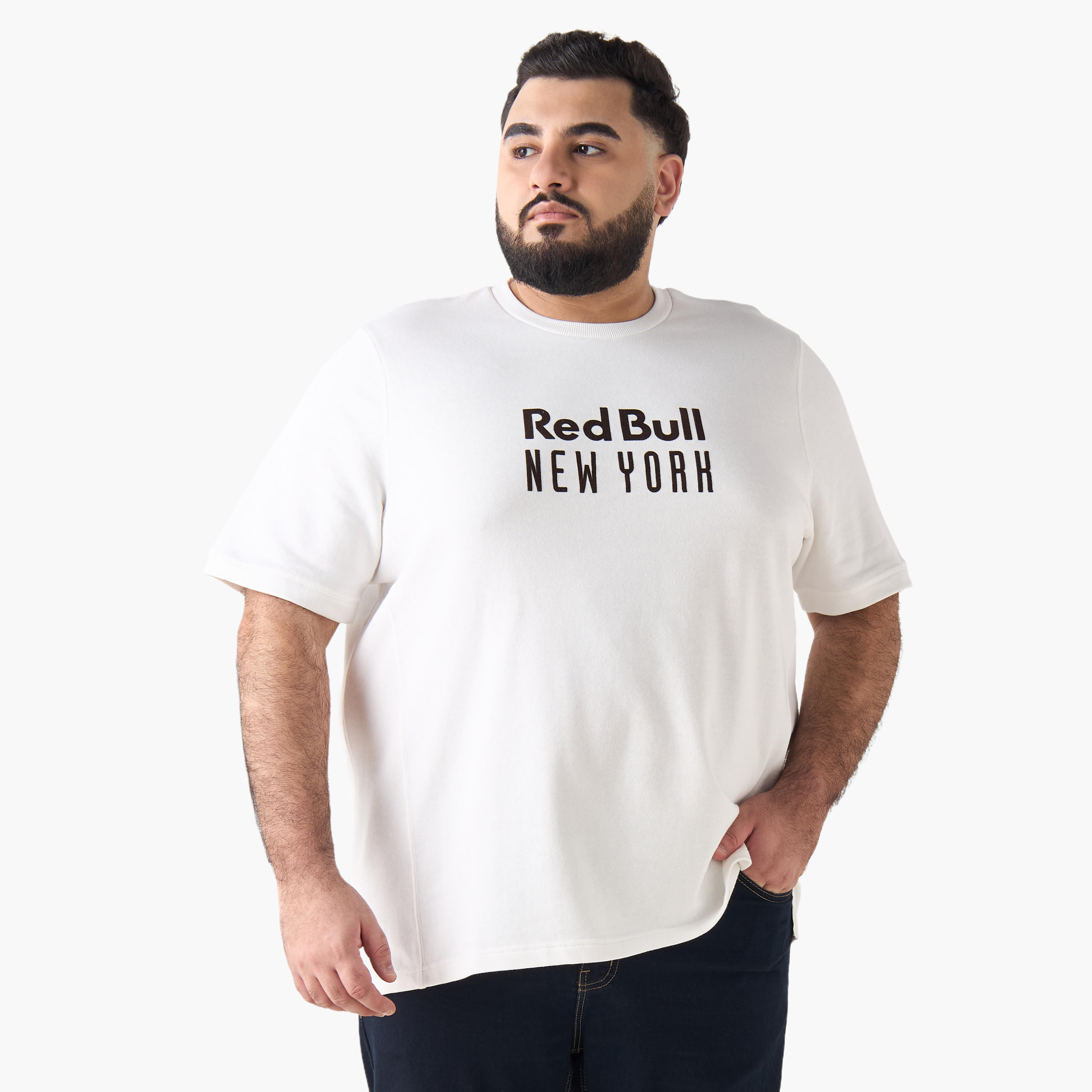 Men Regular Fit Round Neck Short Sleeve Red Bull New York Print T-shirt-men-clothing-tshirtsandpolos-tshirts-image-4