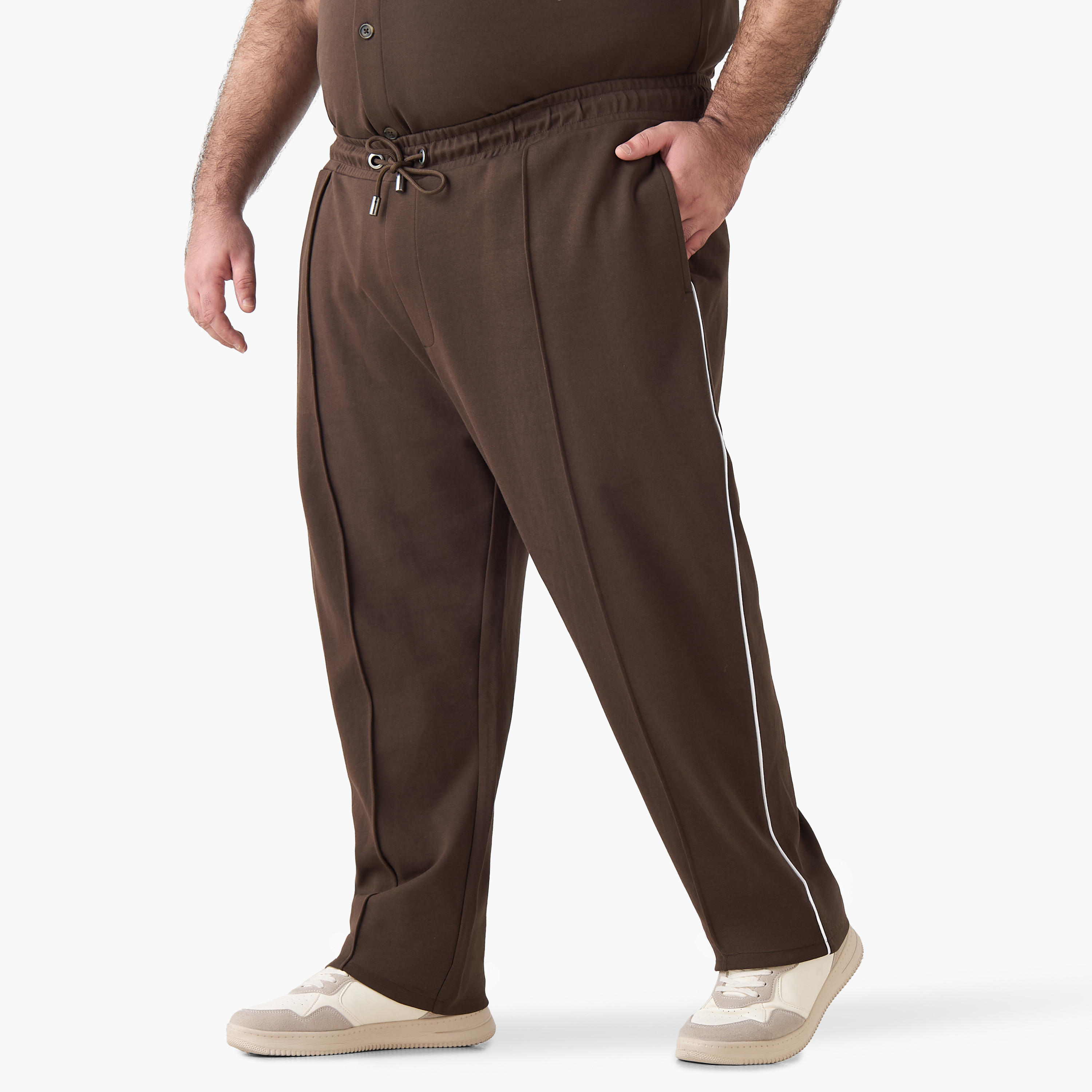 Men Relaxed Fit Joggers with Drawstring Closure-men-clothing-bottoms-joggers-image-2