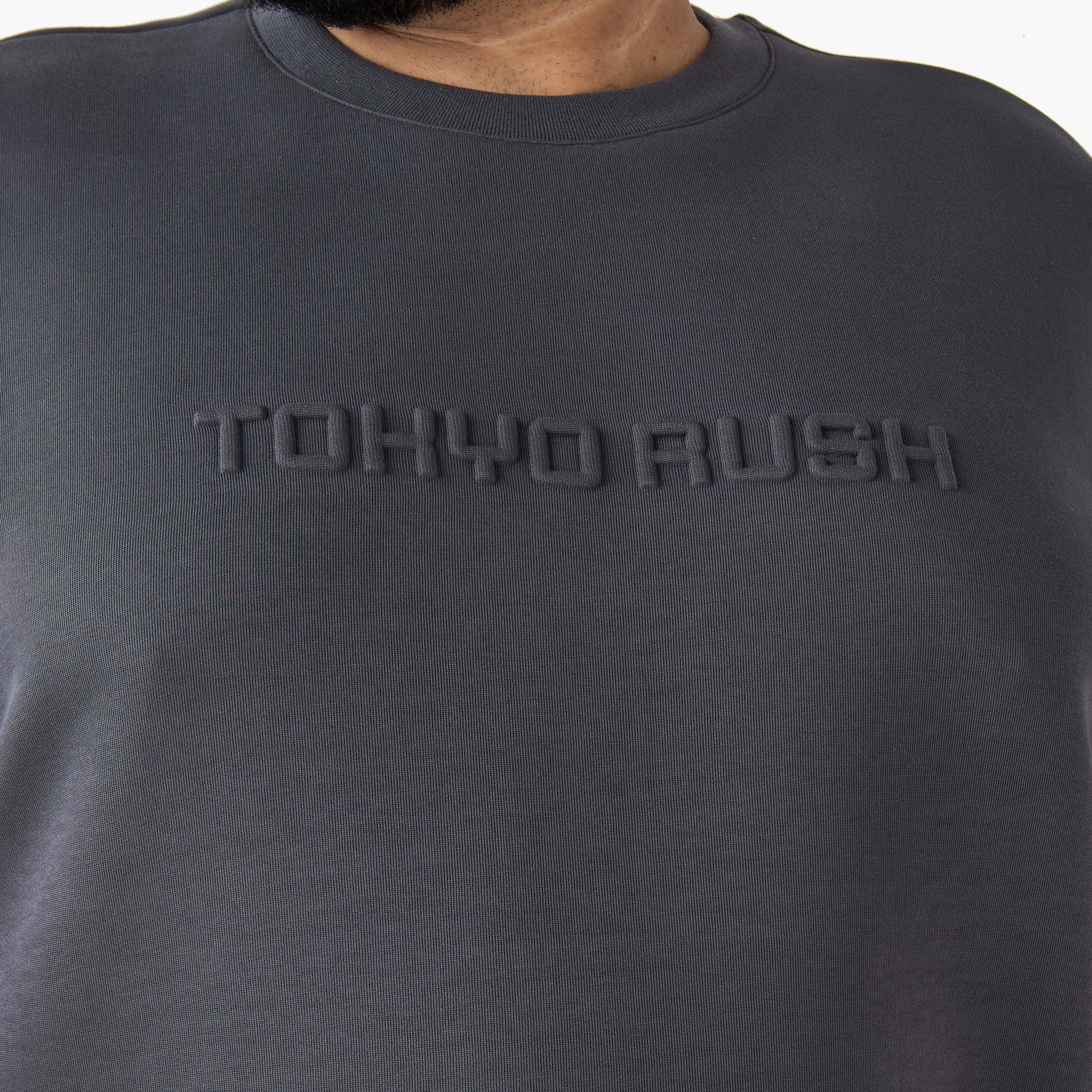 Men Regular Fit Crew Neck Short Sleeve Embossed T-shirt-men-clothing-coordsets-image-7