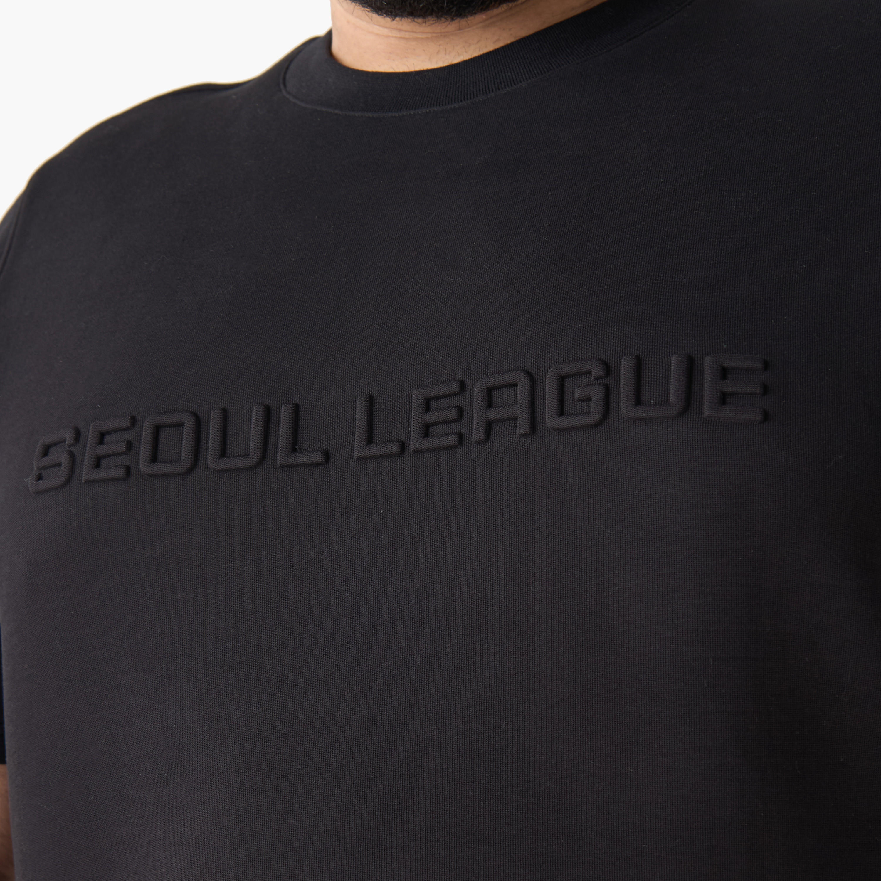 Men Regular Fit Crew Neck Short Sleeve Embossed T-shirt-men-clothing-tshirtsandpolos-tshirts-image-6