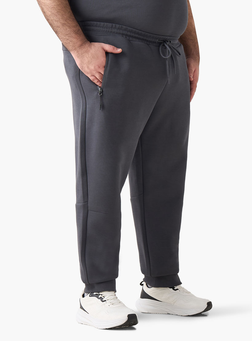 بنطلون رياضي رجالي بقصة عادية ورباط إغلاق-men-clothing-bottoms-joggers-image-5