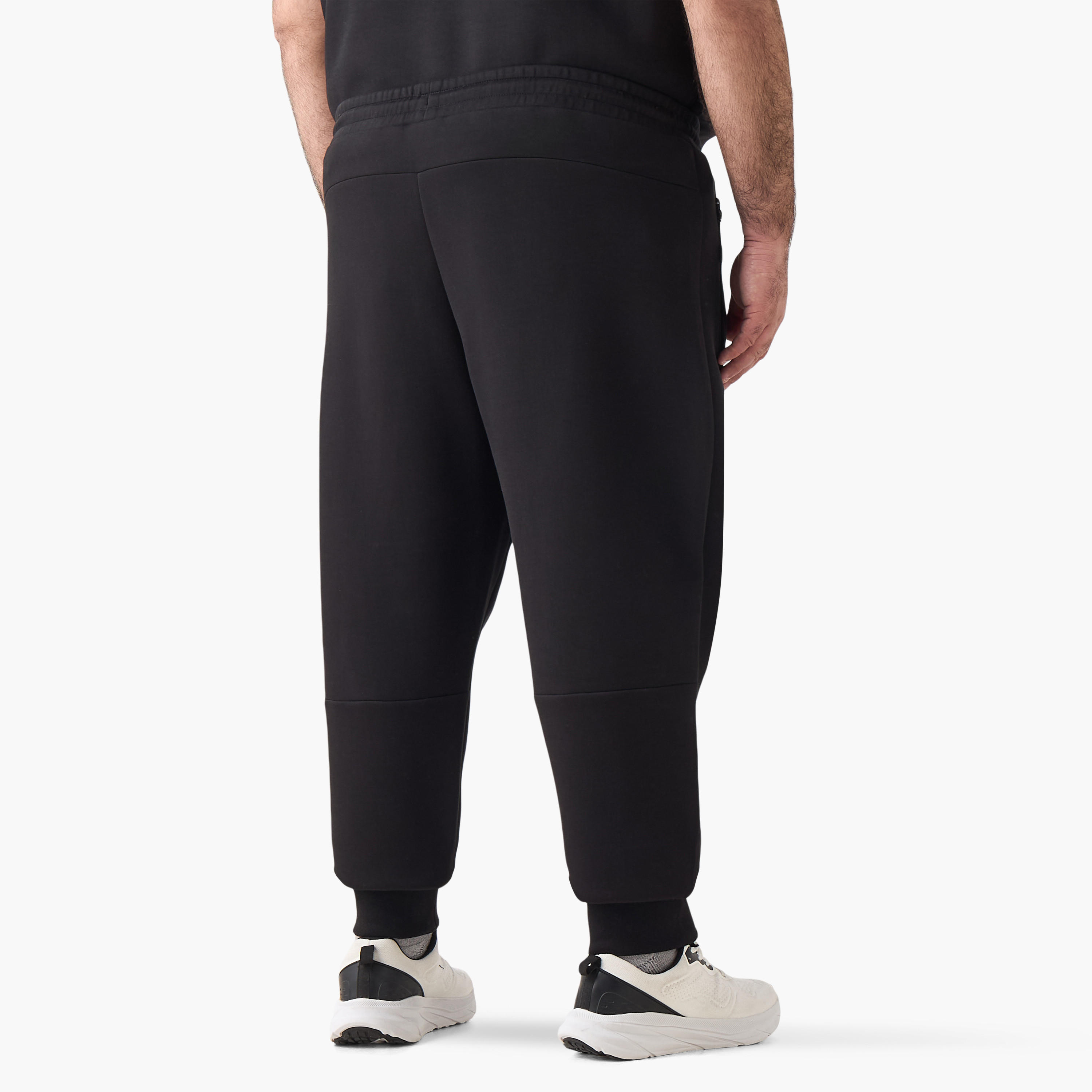 بنطلون رياضي رجالي بقصة عادية ورباط إغلاق-men-clothing-bottoms-joggers-image-3