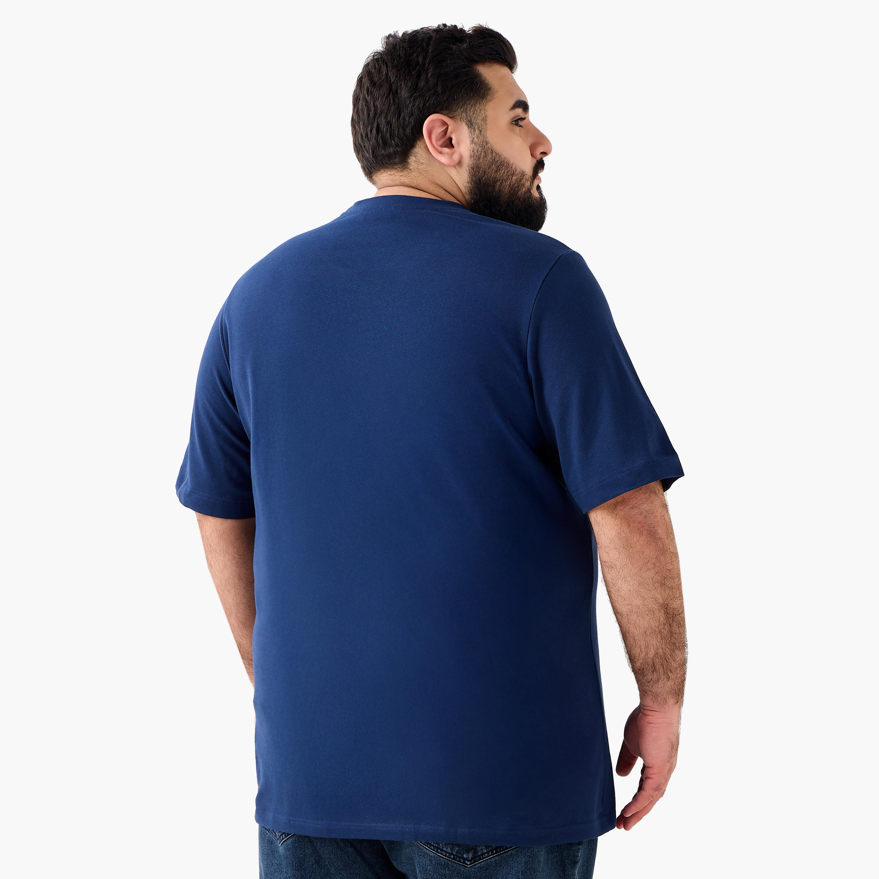 Men Regular Fit Crew Neck Short Sleeves Slogan Print T-shirt-men-clothing-tshirtsandpolos-tshirts-image-4