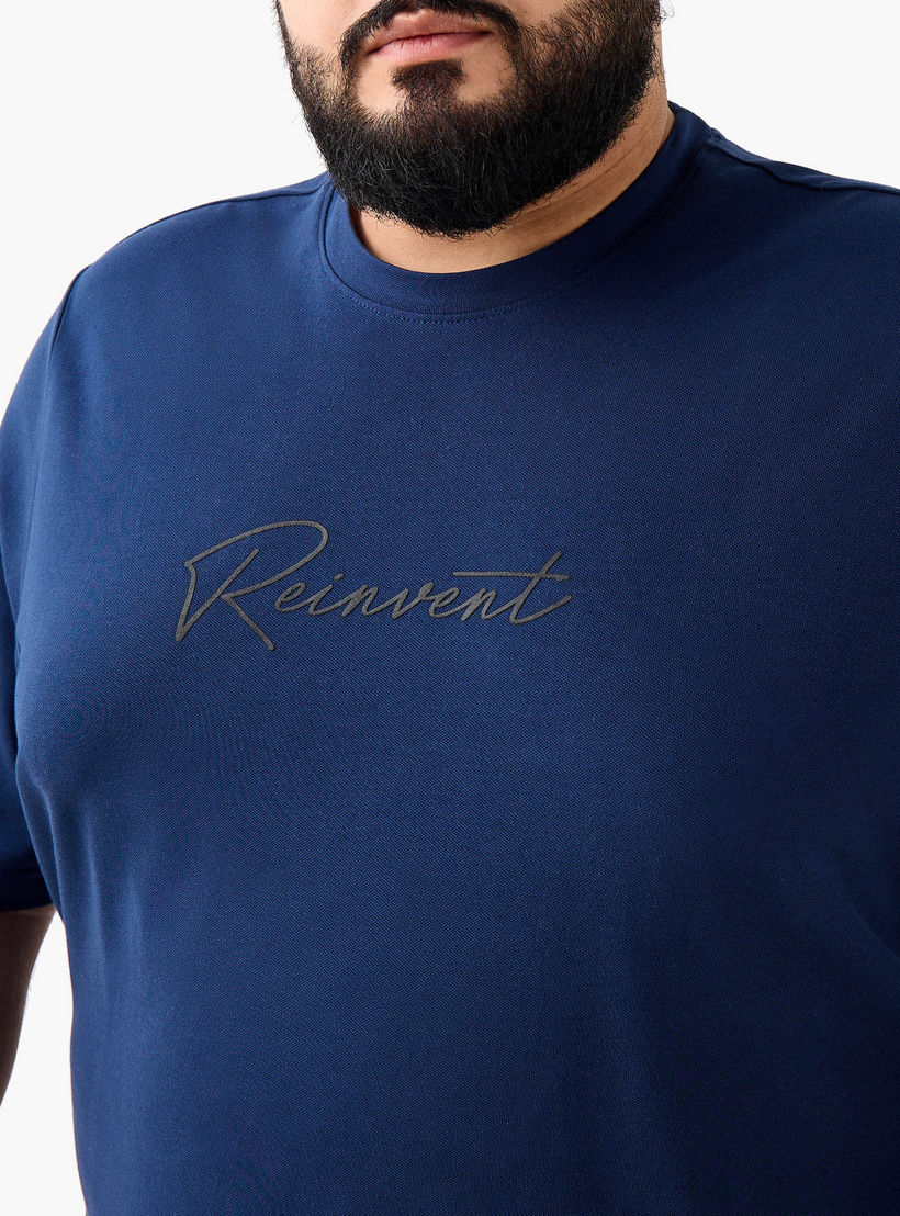 Men Regular Fit Crew Neck Short Sleeves Slogan Print T-shirt-men-clothing-tshirtsandpolos-tshirts-image-5