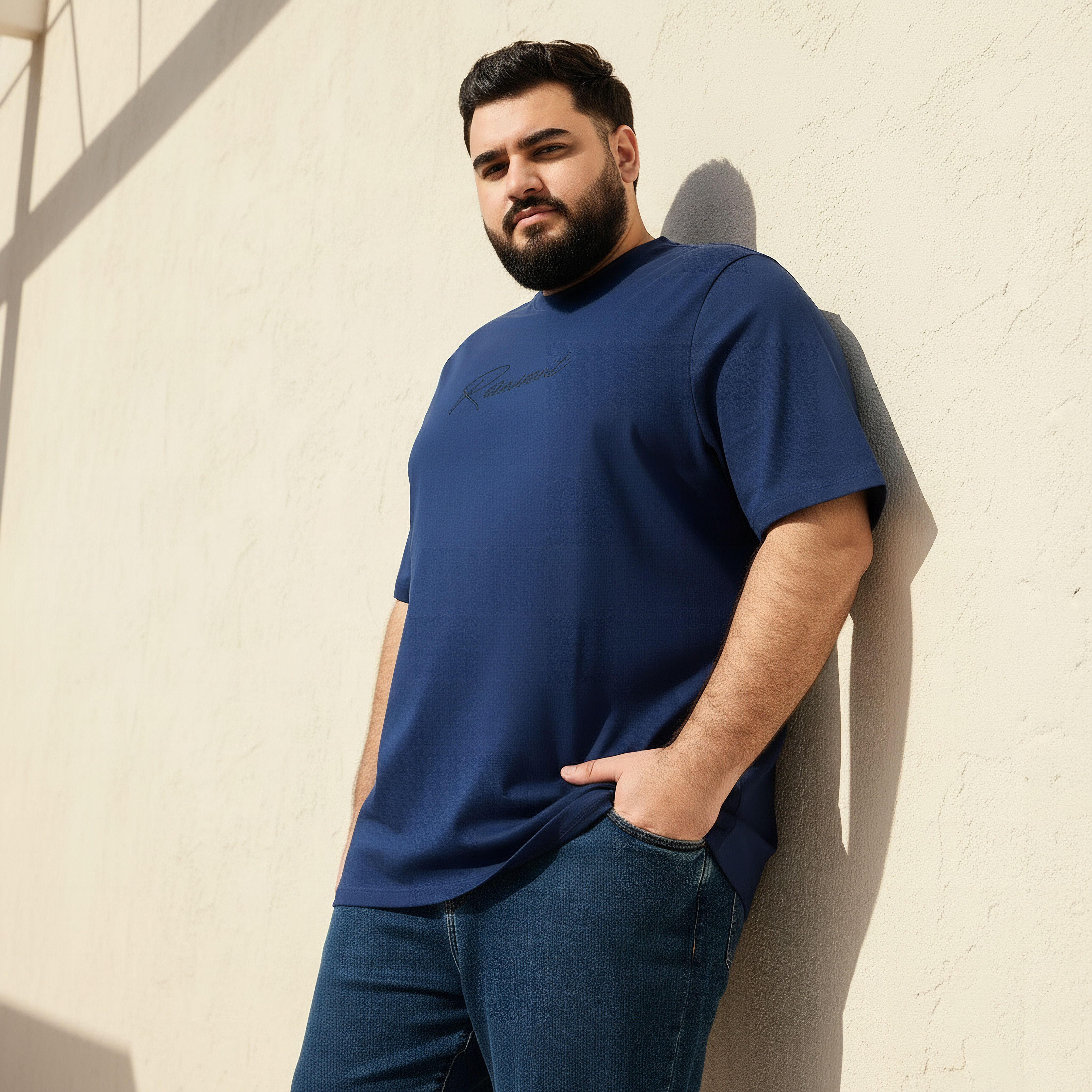 Men Regular Fit Crew Neck Short Sleeves Slogan Print T-shirt-men-clothing-tshirtsandpolos-tshirts-image-1