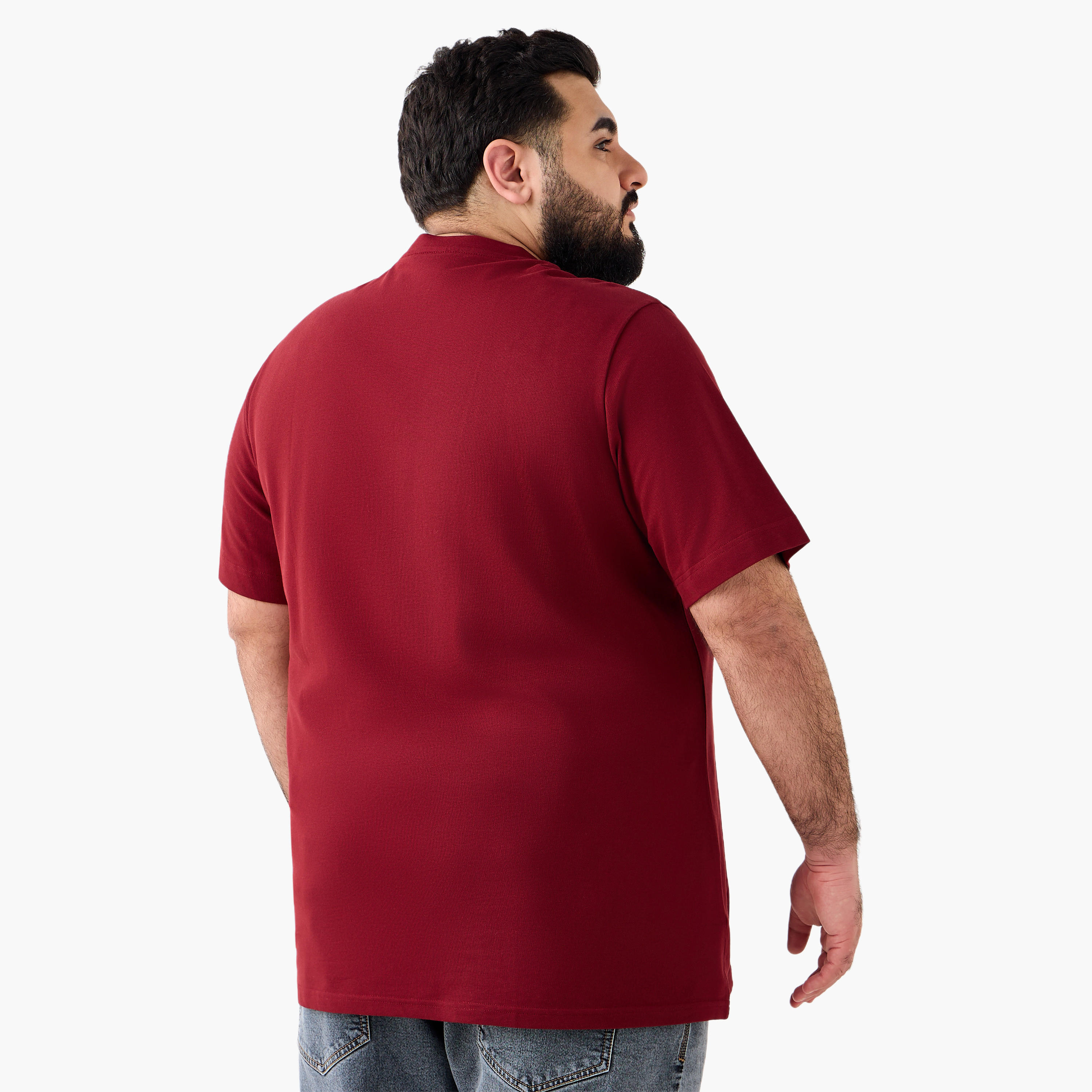 Men Regular Fit Crew Neck Short Sleeves Slogan Print T-shirt-men-clothing-tshirtsandpolos-tshirts-image-4