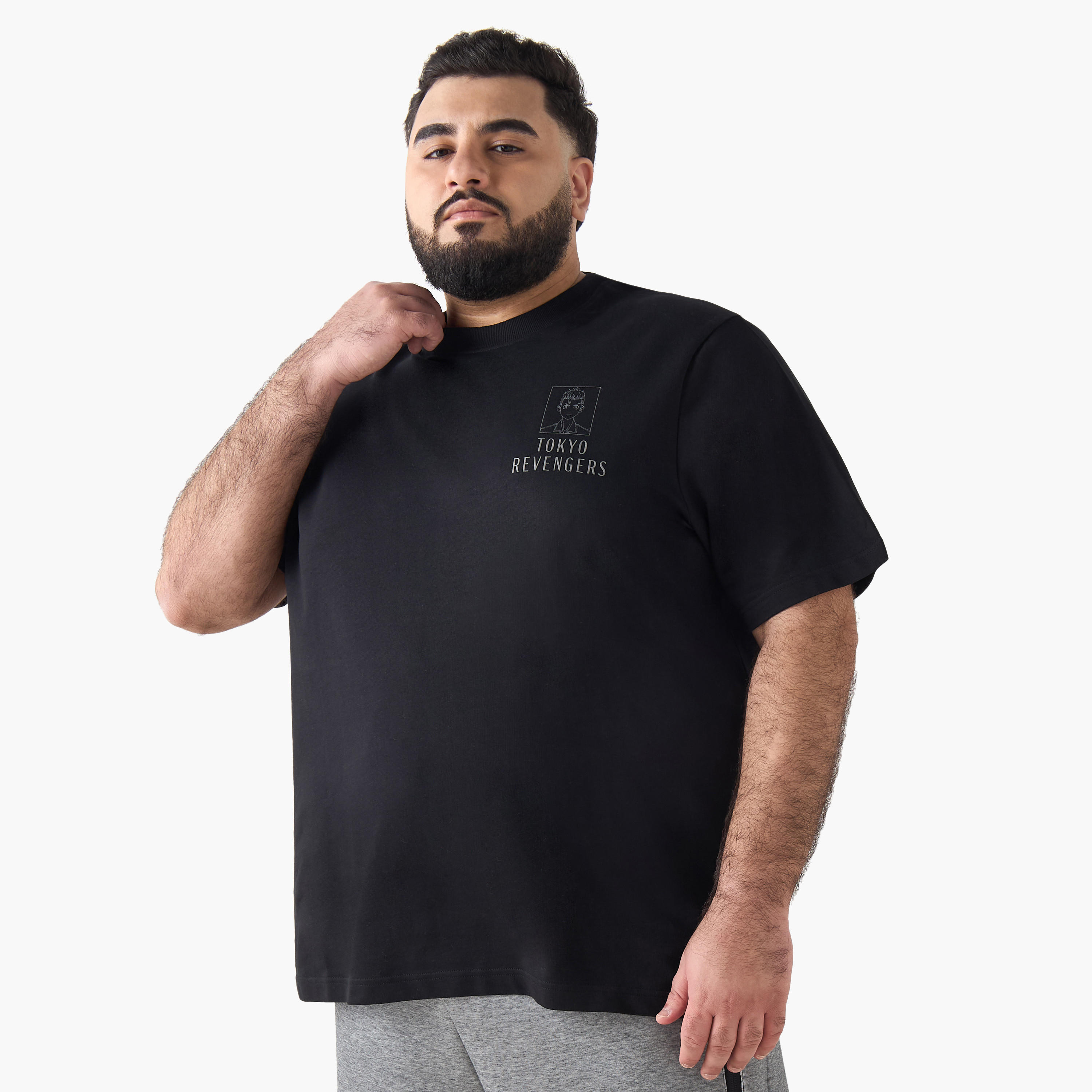 Men Regular Fit Crew Neck Short Sleeve Tokyo Revengers Print T-shirt-men-clothing-tshirtsandpolos-tshirts-image-2