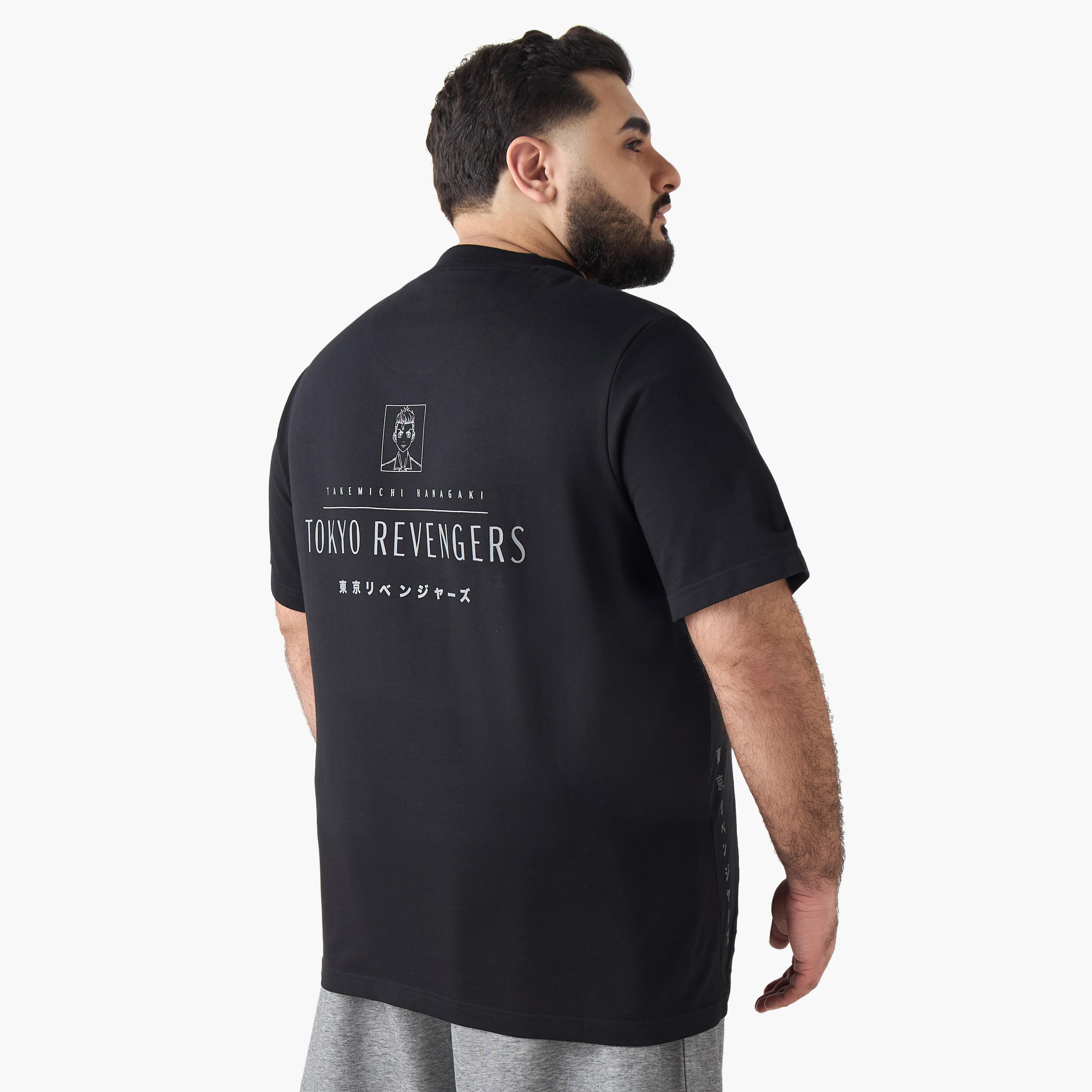 Men Regular Fit Crew Neck Short Sleeve Tokyo Revengers Print T-shirt-men-clothing-tshirtsandpolos-tshirts-image-4