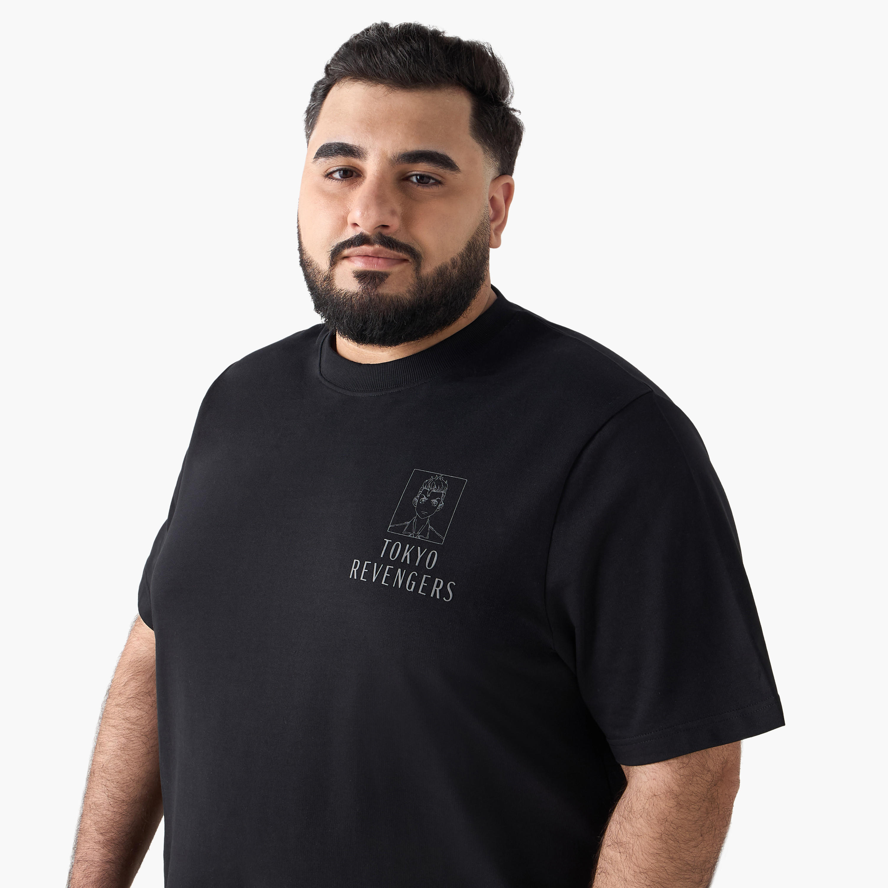 Men Regular Fit Crew Neck Short Sleeve Tokyo Revengers Print T-shirt-men-clothing-tshirtsandpolos-tshirts-image-5