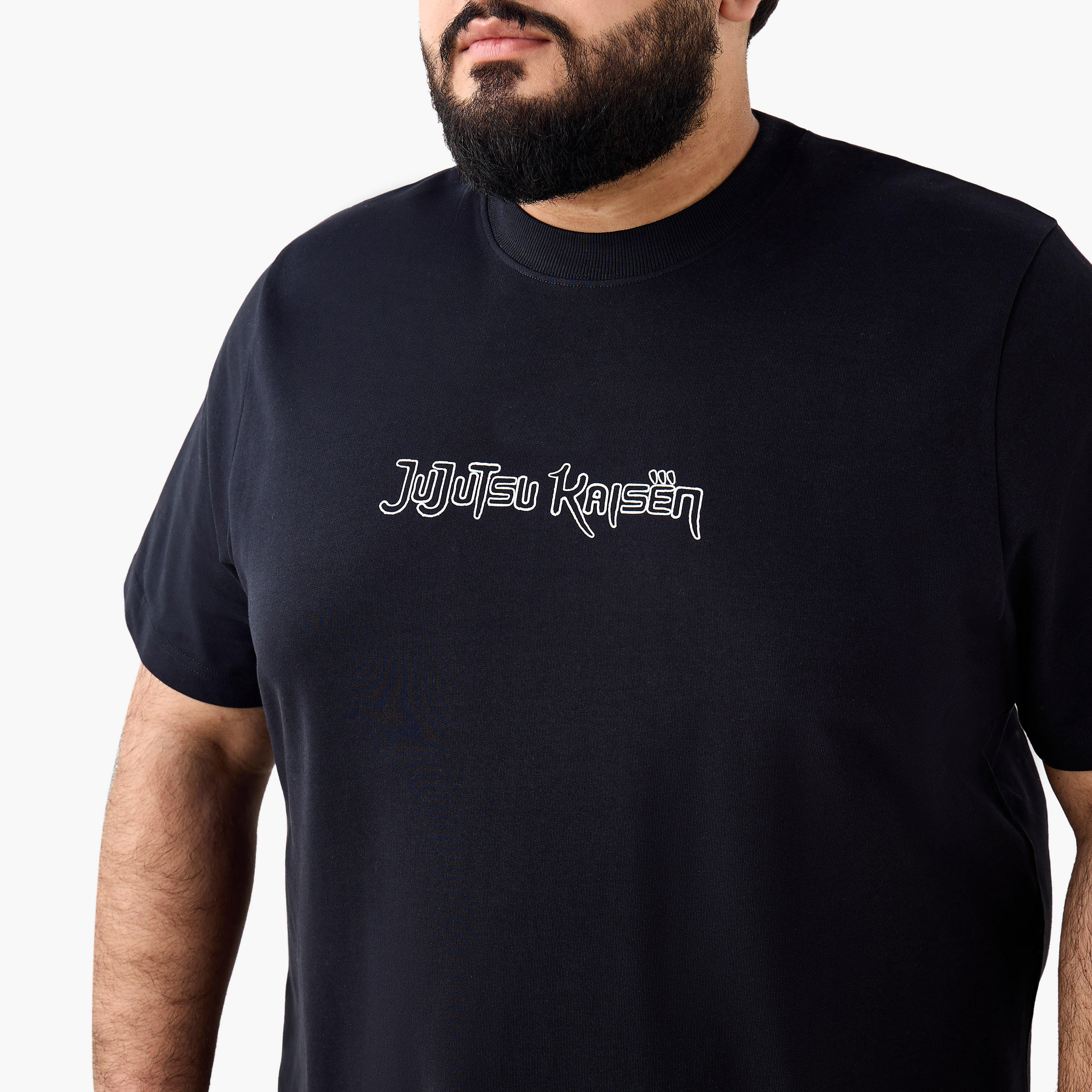 Men Regular Fit Crew Neck Short Sleeve Jujutsu Kaisen Print T-shirt-men-clothing-tshirtsandpolos-tshirts-image-5