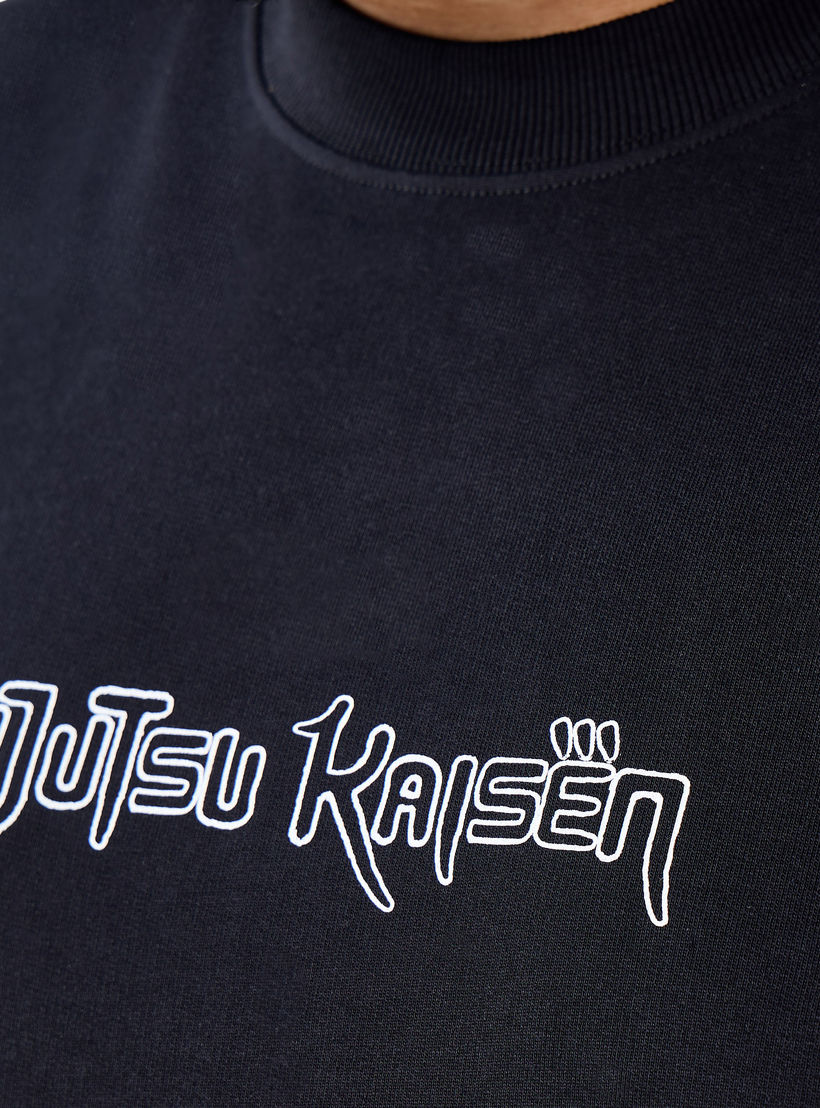 Men Regular Fit Crew Neck Short Sleeve Jujutsu Kaisen Print T-shirt-men-clothing-tshirtsandpolos-tshirts-image-6