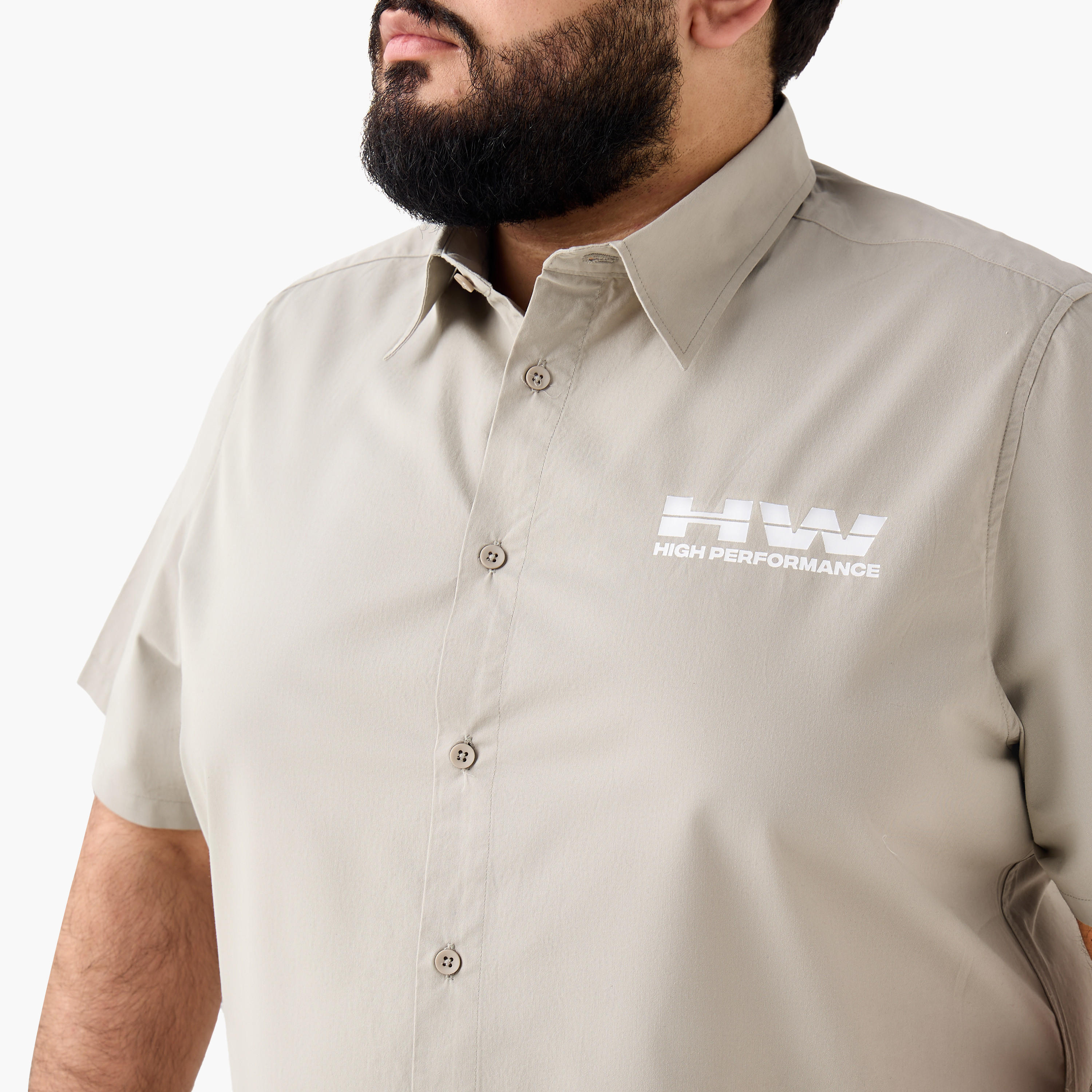 Men Regular Fit Collared Hot Wheels Print Short Sleeves Shirt-men-clothing-shirts-image-5