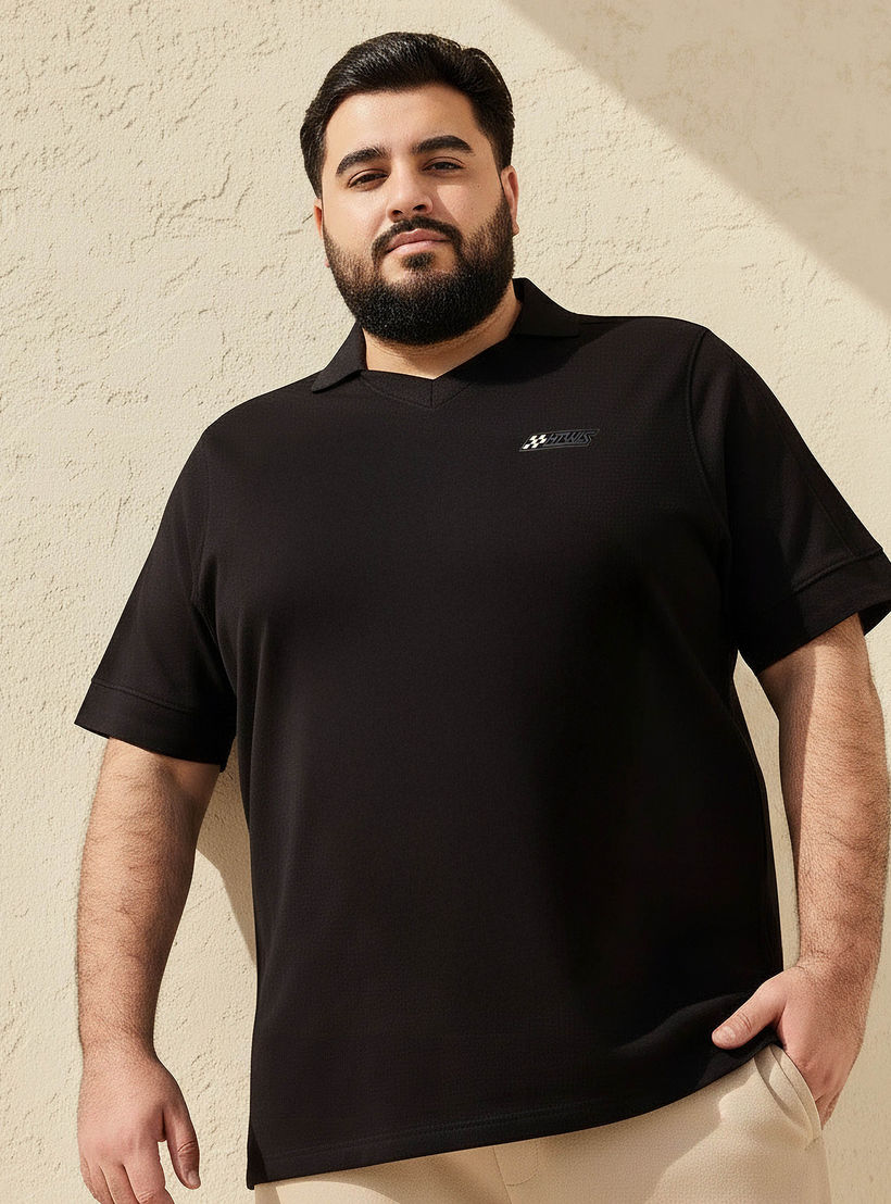 Men Short Sleeve Hot Wheels Print Polo T-shirt-men-clothing-tshirtsandpolos-polos-image-1