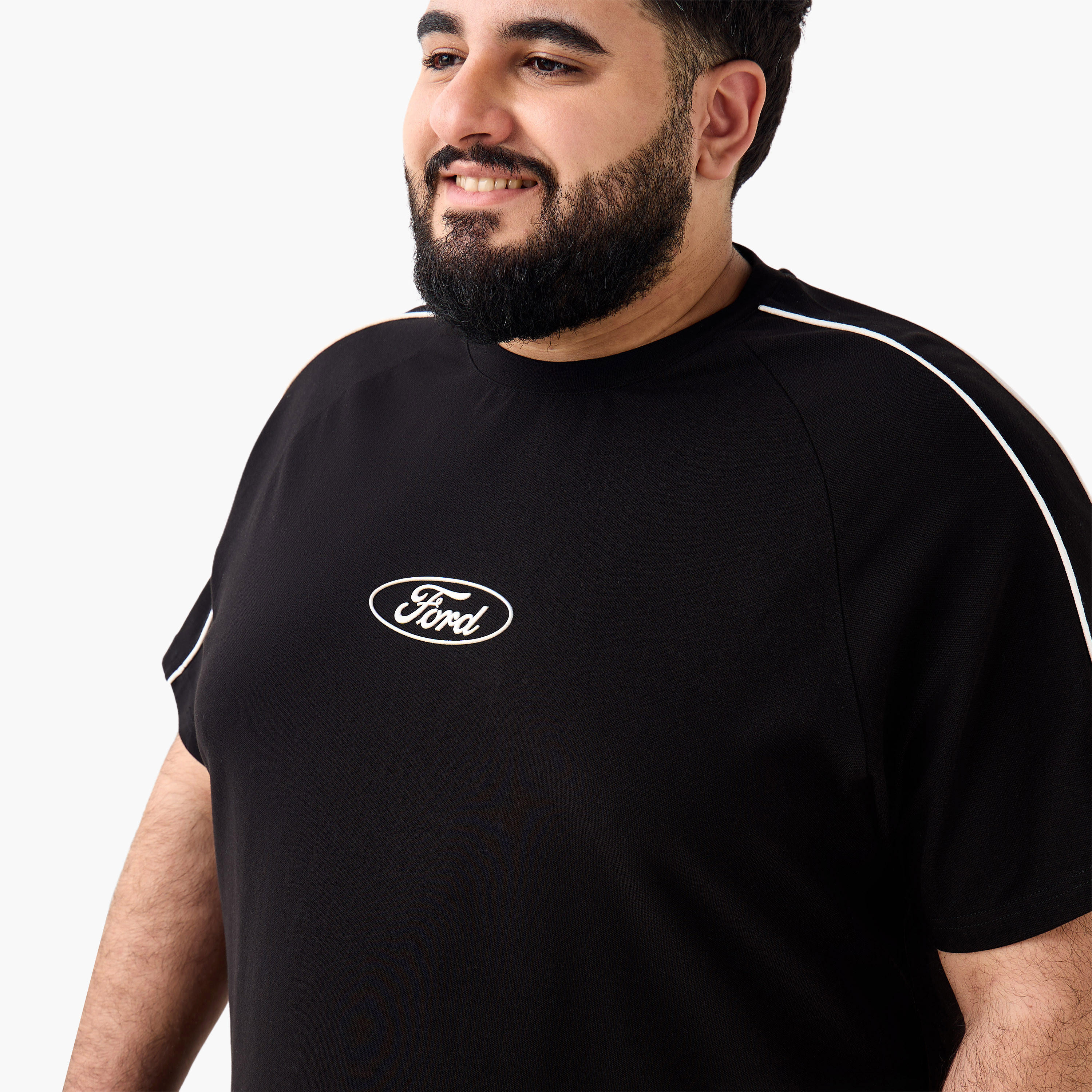 Men Regular Fit Crew Neck Short Sleeves Mustang Ford Print T-shirt-men-clothing-tshirtsandpolos-tshirts-image-5