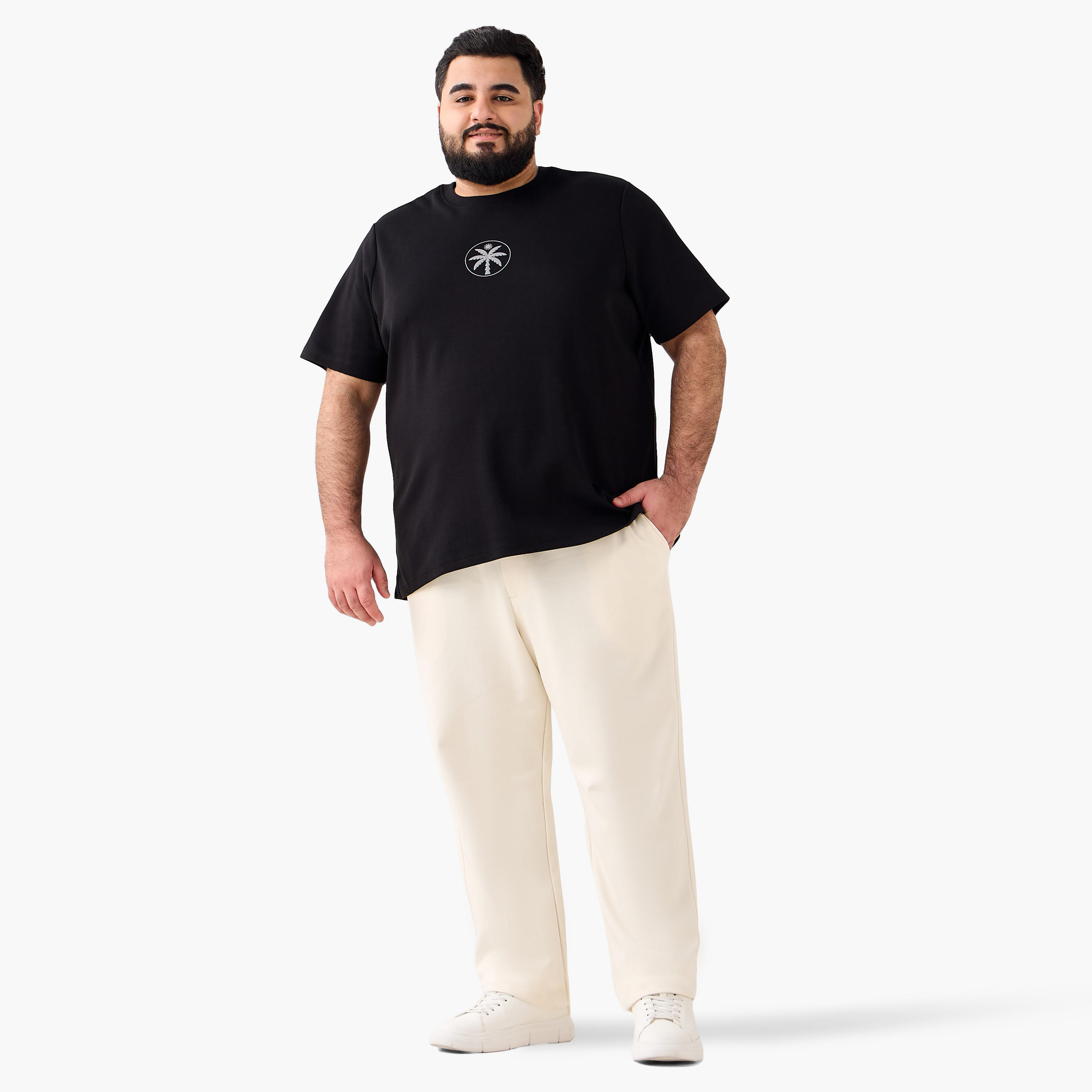 Men Wide Leg Fit Joggers with Pockets-men-clothing-bottoms-joggers-image-3