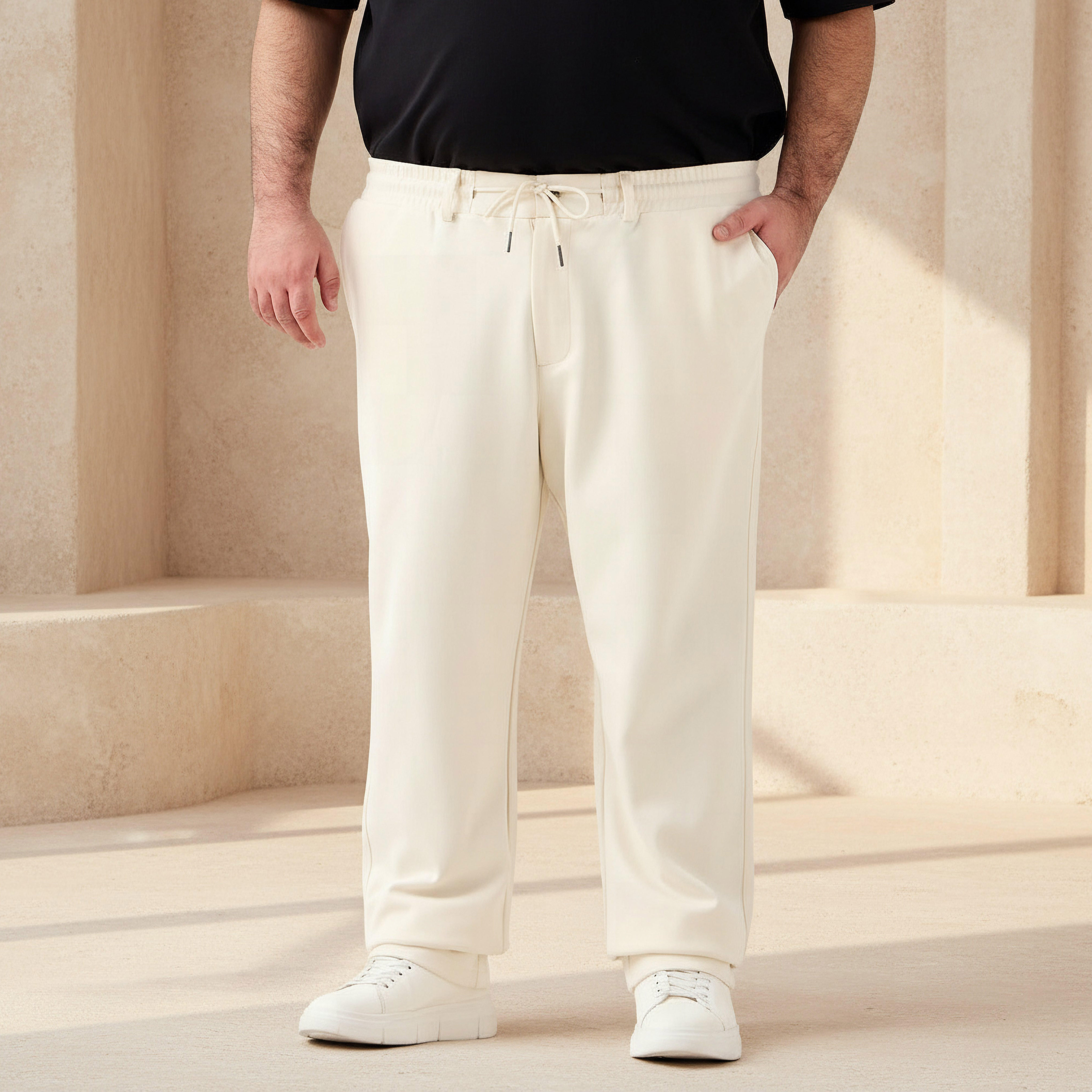 بنطلون رياضي رجالي واسع الساقين بجيوب-men-clothing-bottoms-joggers-image-6