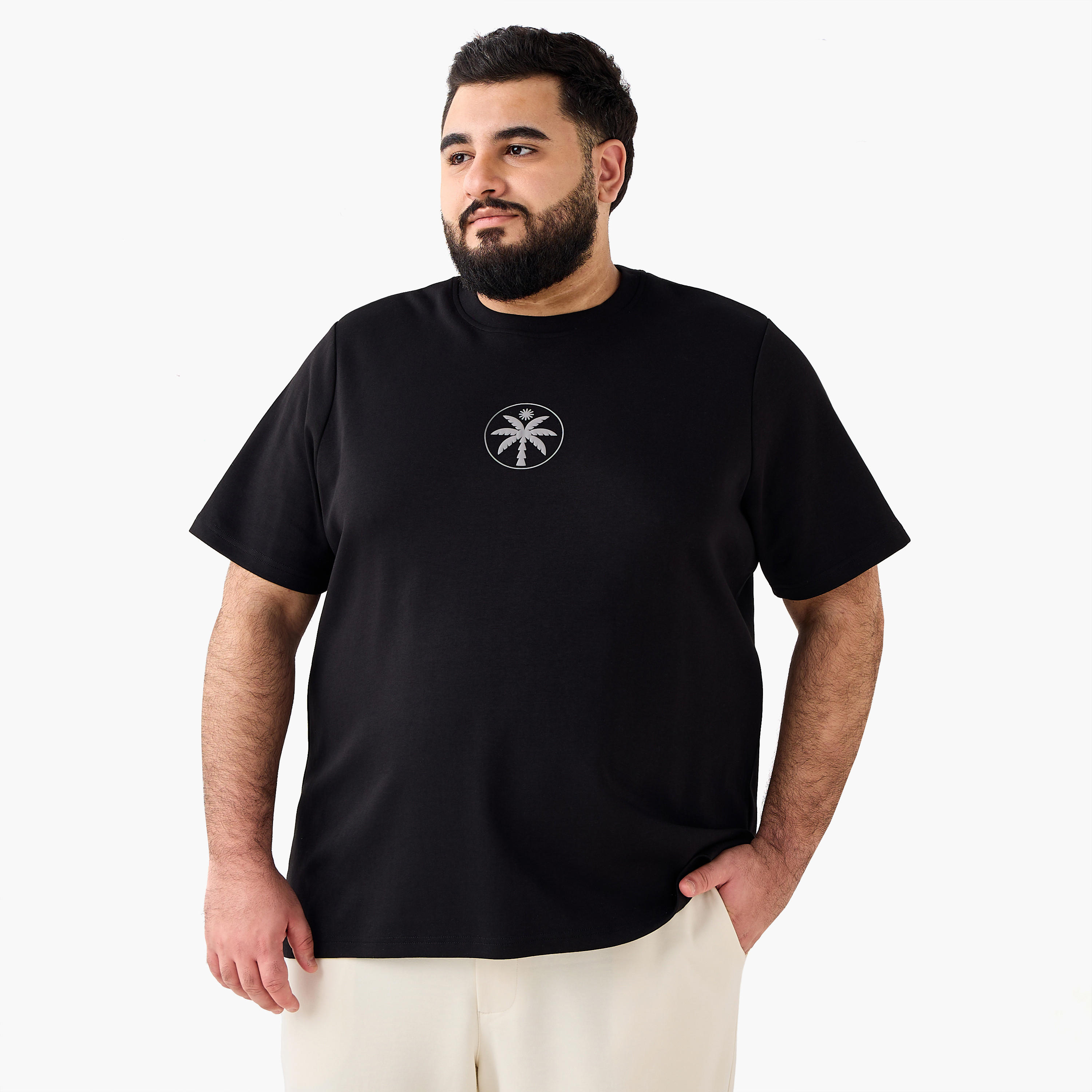 Men Regular Fit Crew Neck Short Sleeves Graphic T-shirt-men-clothing-tshirtsandpolos-tshirts-image-2