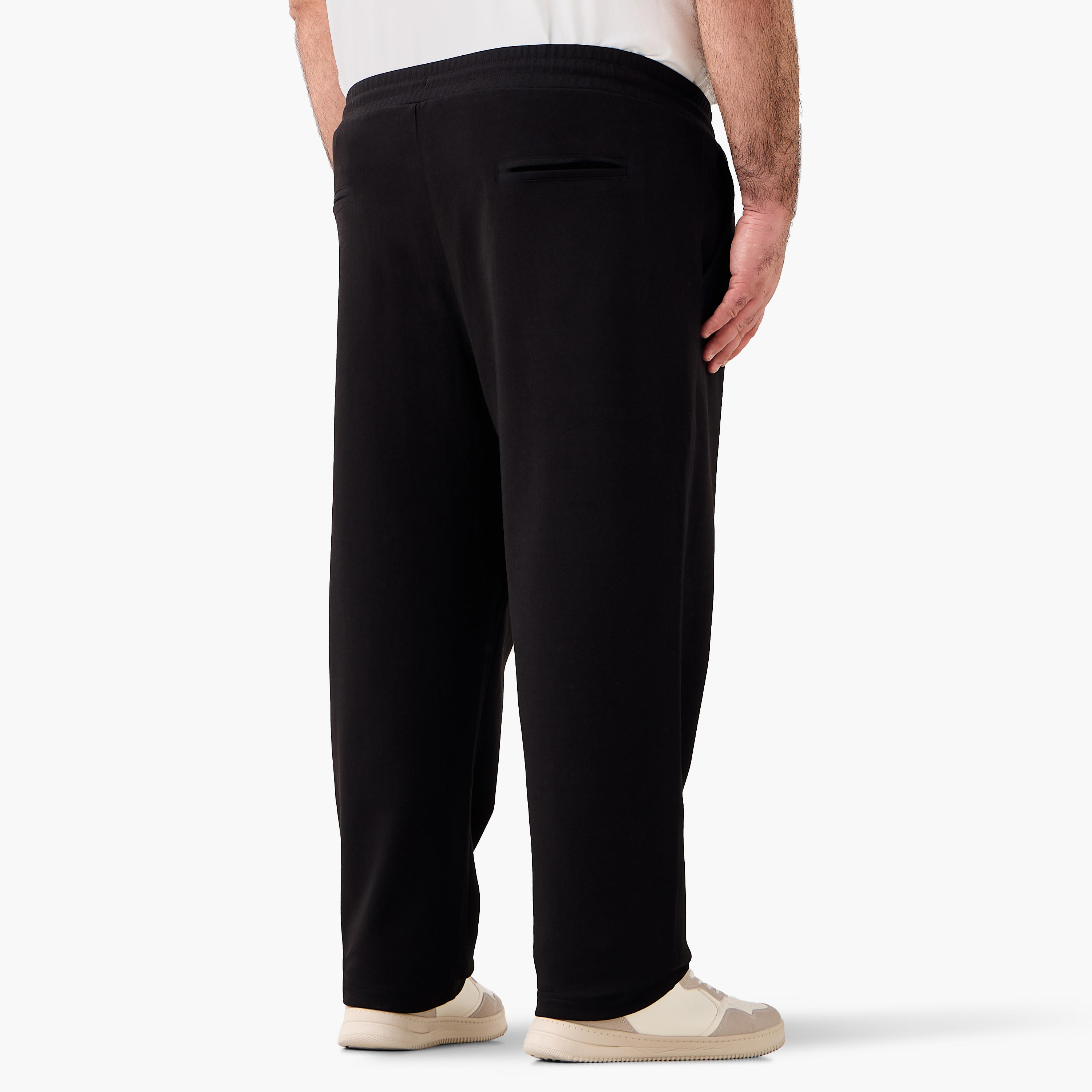 Men Regular Fit Joggers with Pockets-men-clothing-bottoms-joggers-image-4