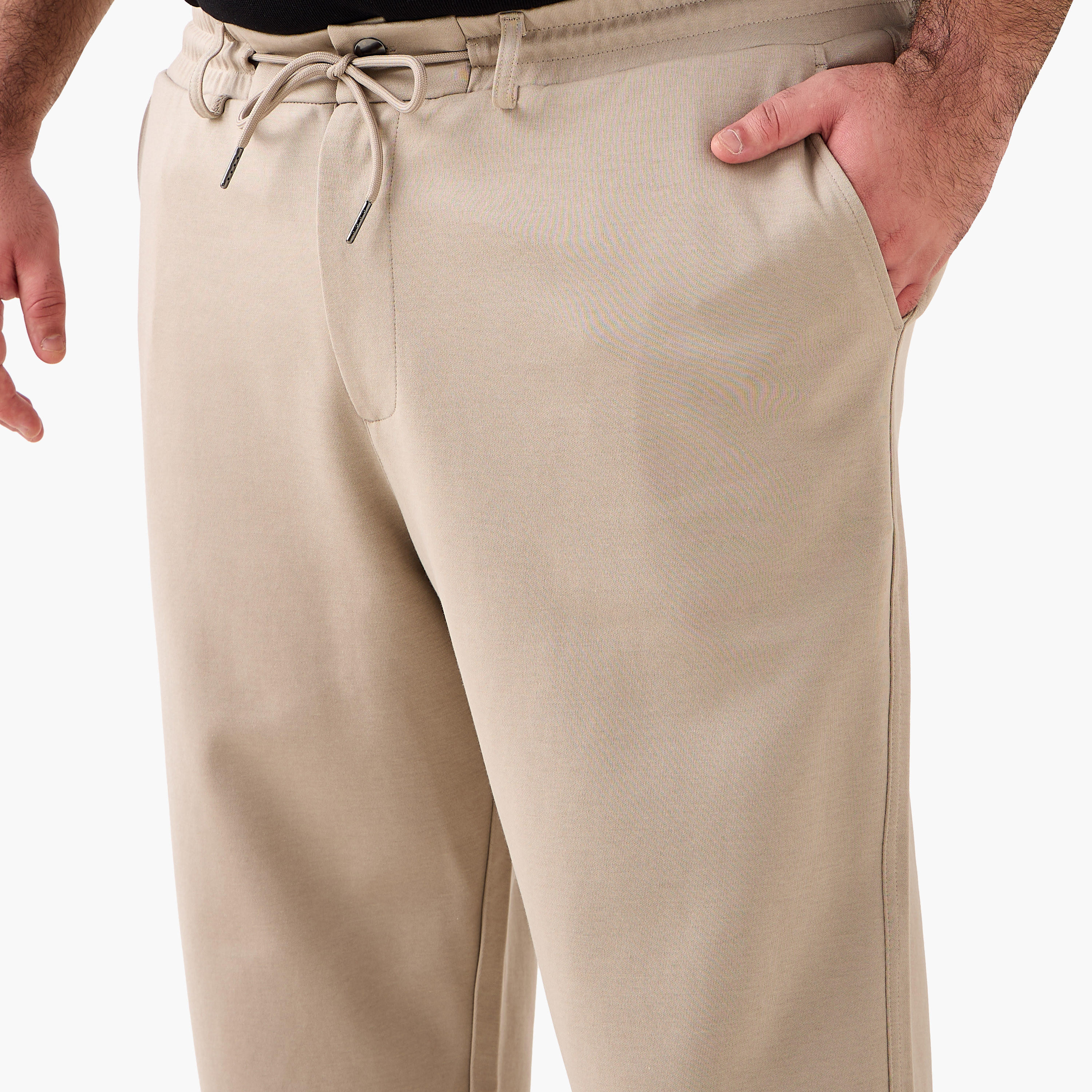بنطلون رياضي رجالي مريح بجيب-men-clothing-bottoms-joggers-image-2