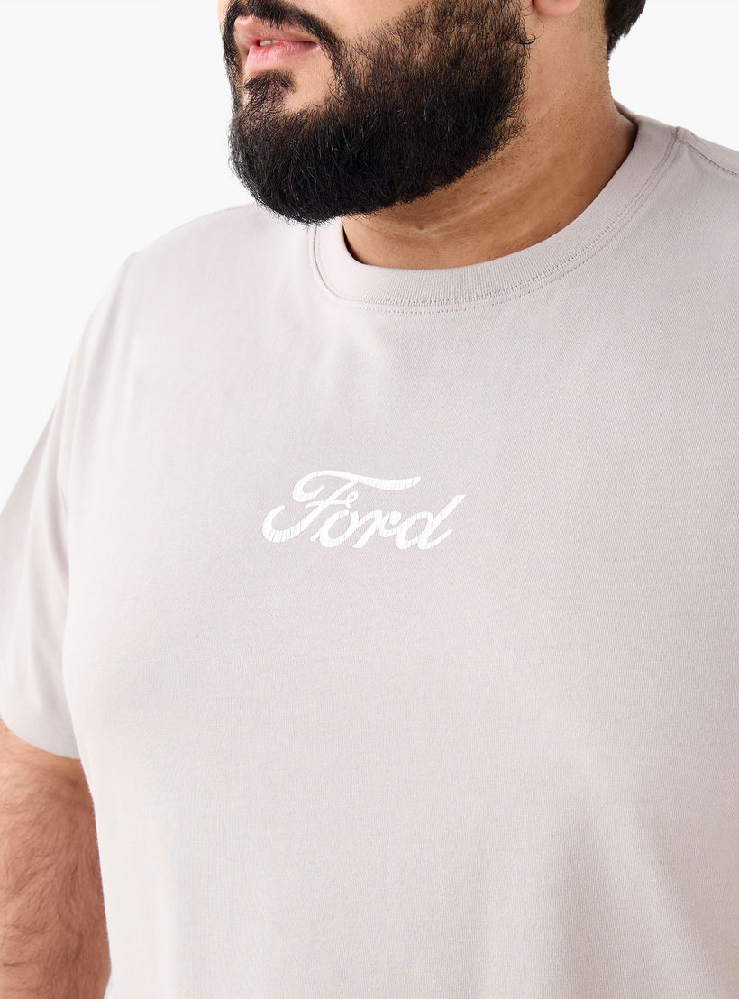 Men Regular Fit Crew Neck Short Sleeves Mustang Ford Print T-shirt-men-clothing-tshirtsandpolos-tshirts-image-5