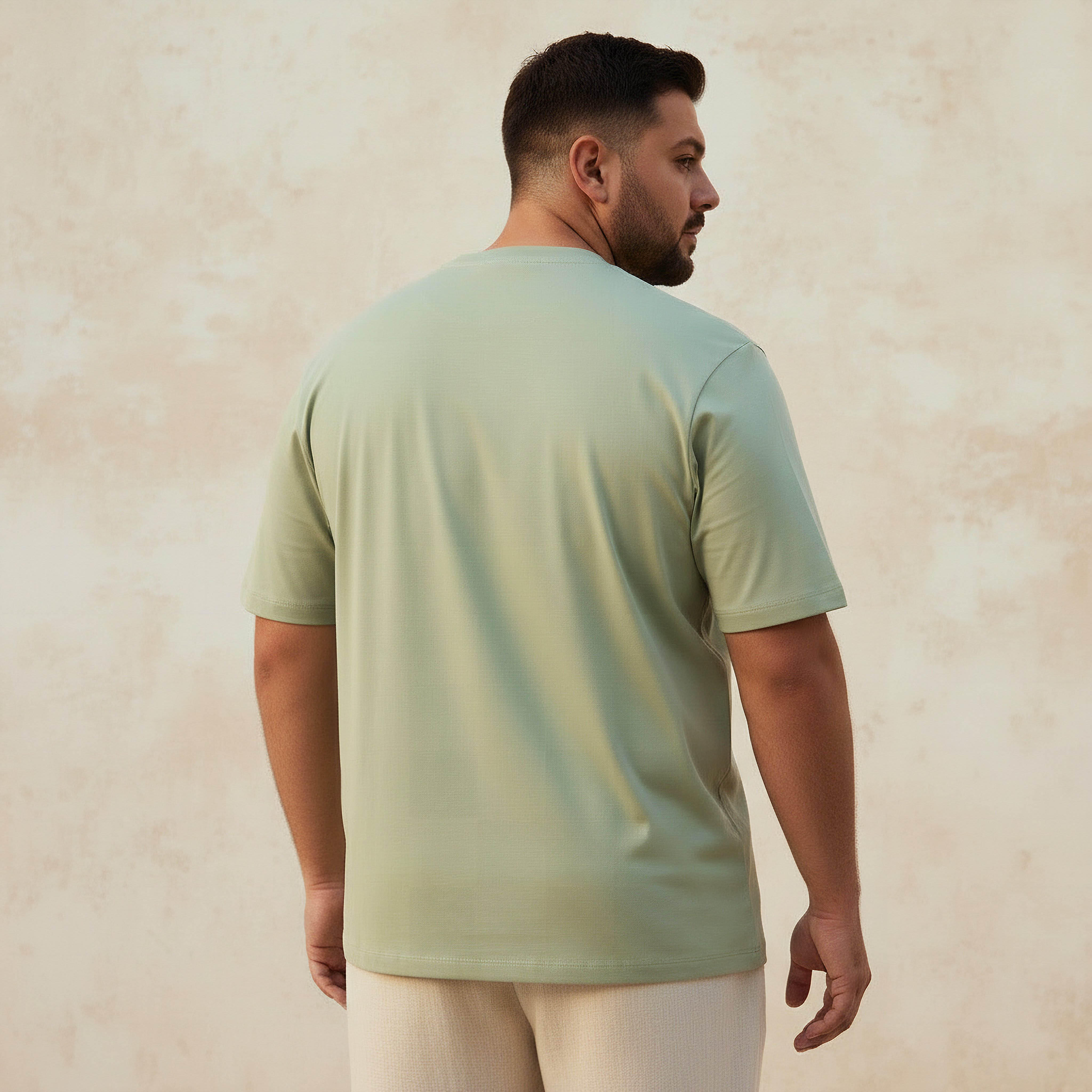Men Regular Fit Crew Neck Short Sleeves Embossed Slogan Print T-shirt-men-clothing-tshirtsandpolos-tshirts-image-4