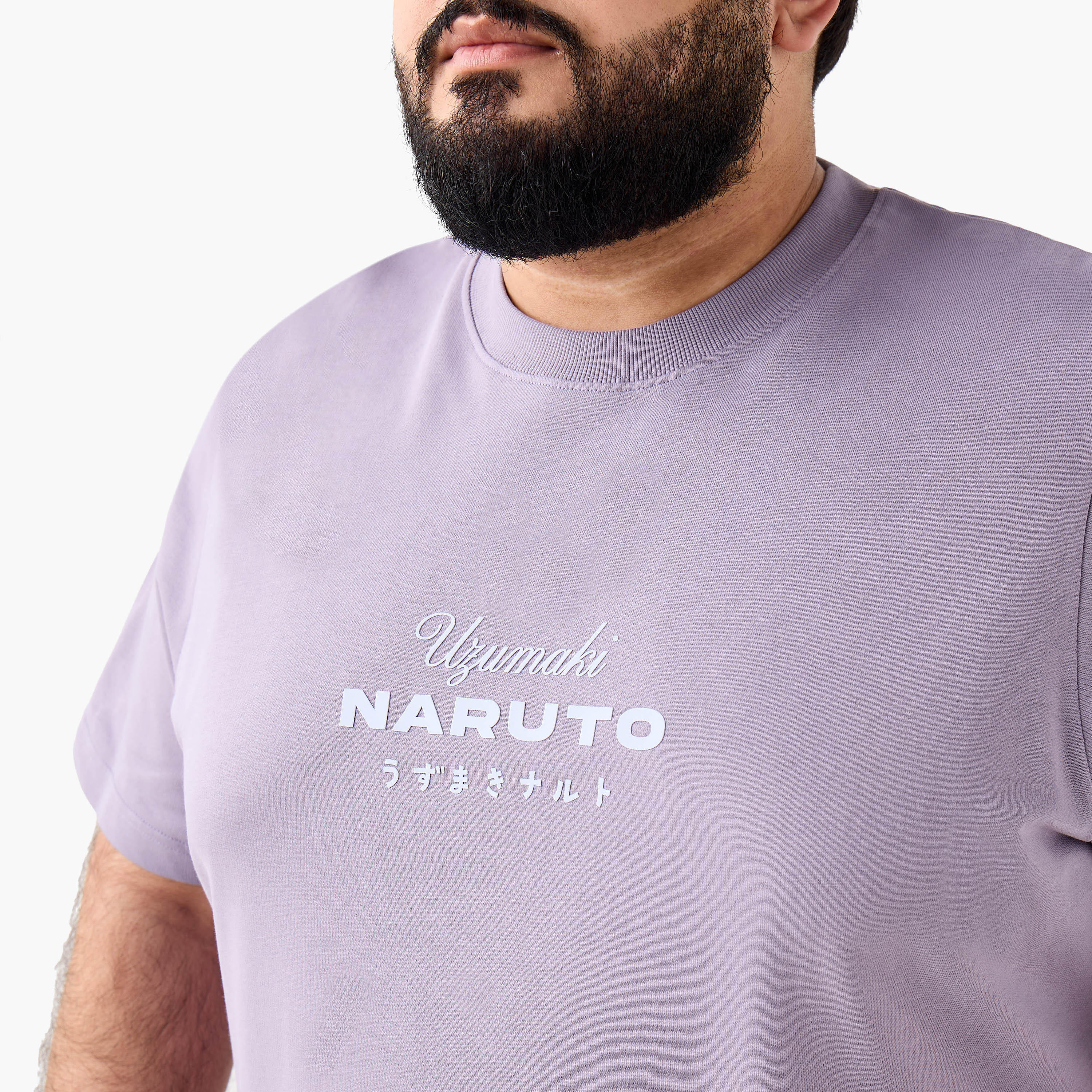 Men Regular Fit Crew Neck Short Sleeves Naruto Uzumaki Print T-shirt-men-clothing-tshirtsandpolos-tshirts-image-5