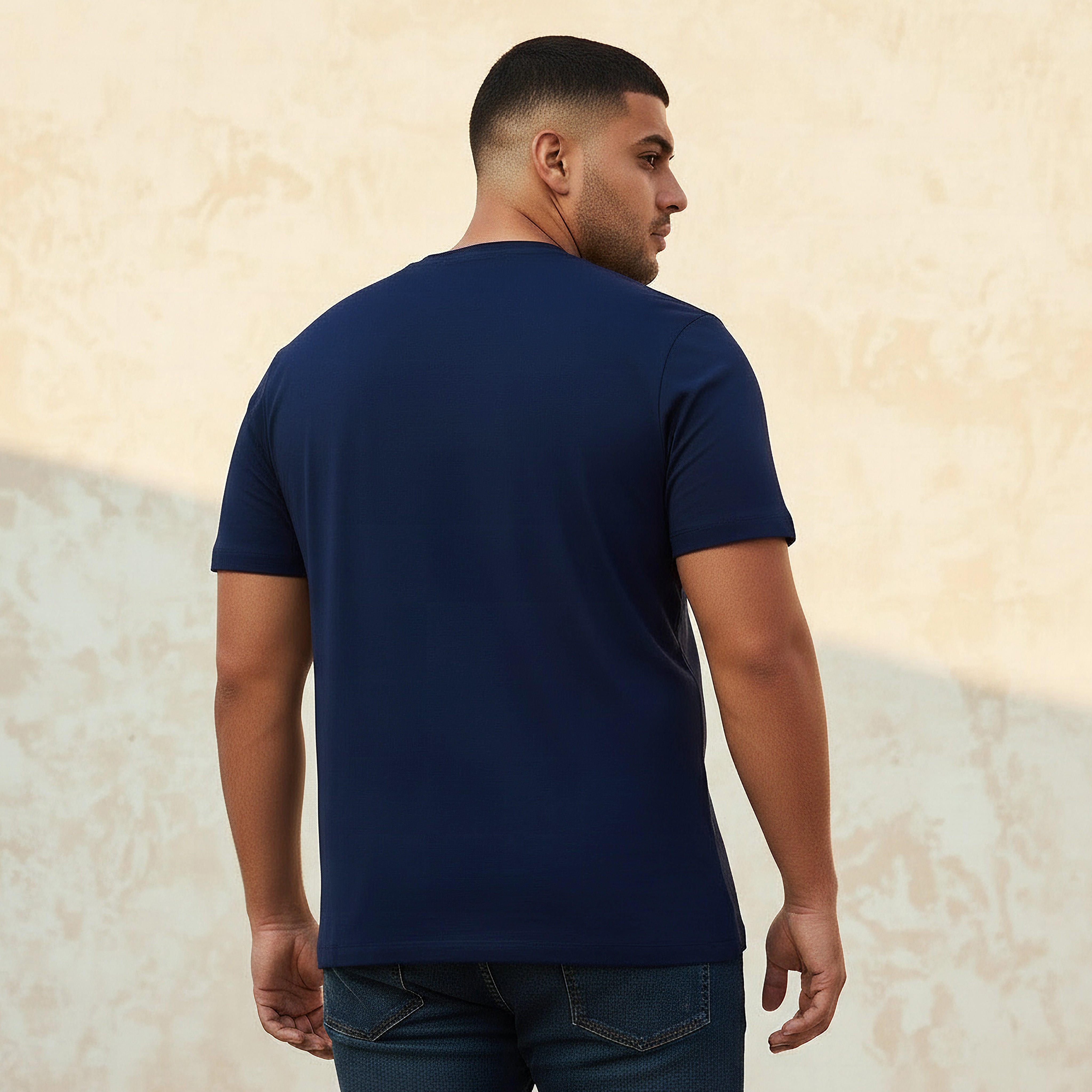 Men Regular Fit Crew Neck Short Sleeves Slogan Print T-shirt-men-clothing-tshirtsandpolos-tshirts-image-4