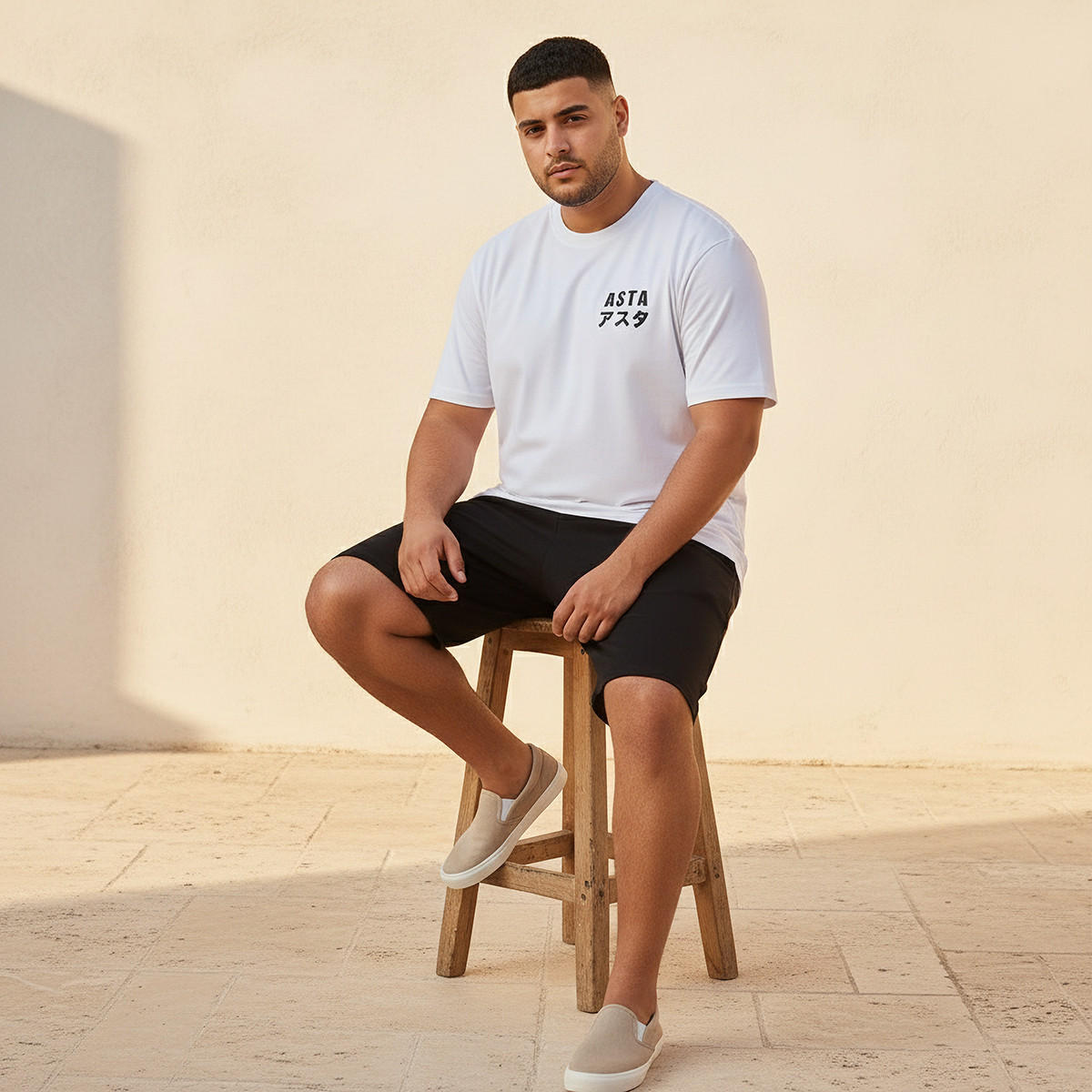 Men Regular Fit Crew Neck Short Sleeves Black Clover Print T-shirt-men-clothing-tshirtsandpolos-tshirts-image-3