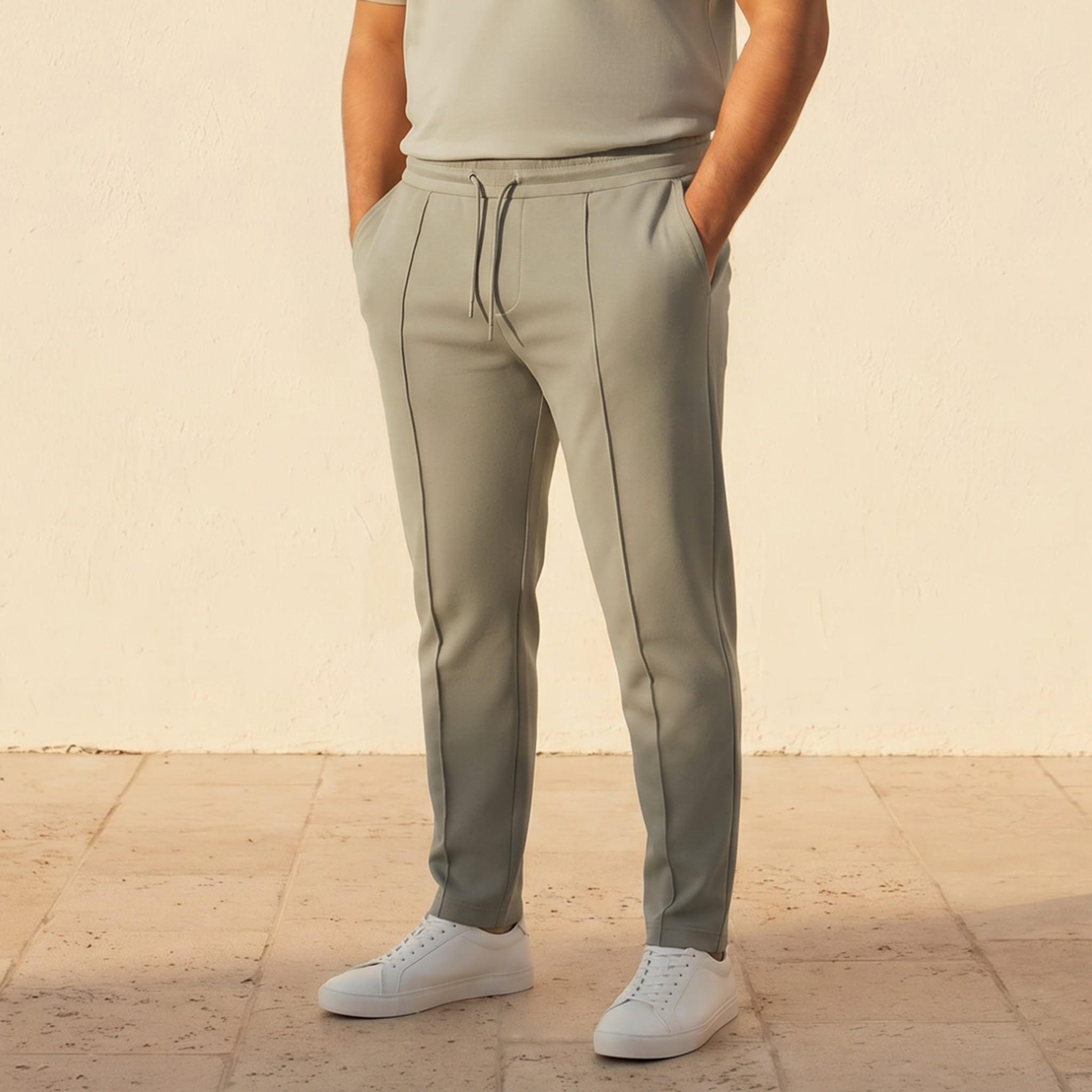 Splash Maxim Plus Regular Fit Joggers with Pintuck Detail-men-clothing-bottoms-joggers-image-1