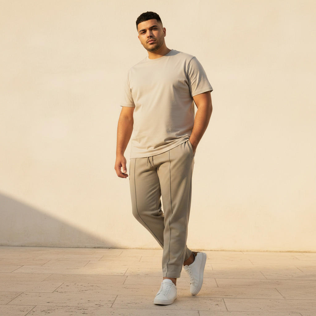 Splash Maxim Plus Regular Fit Joggers with Pintuck Detail-men-clothing-bottoms-joggers-image-3