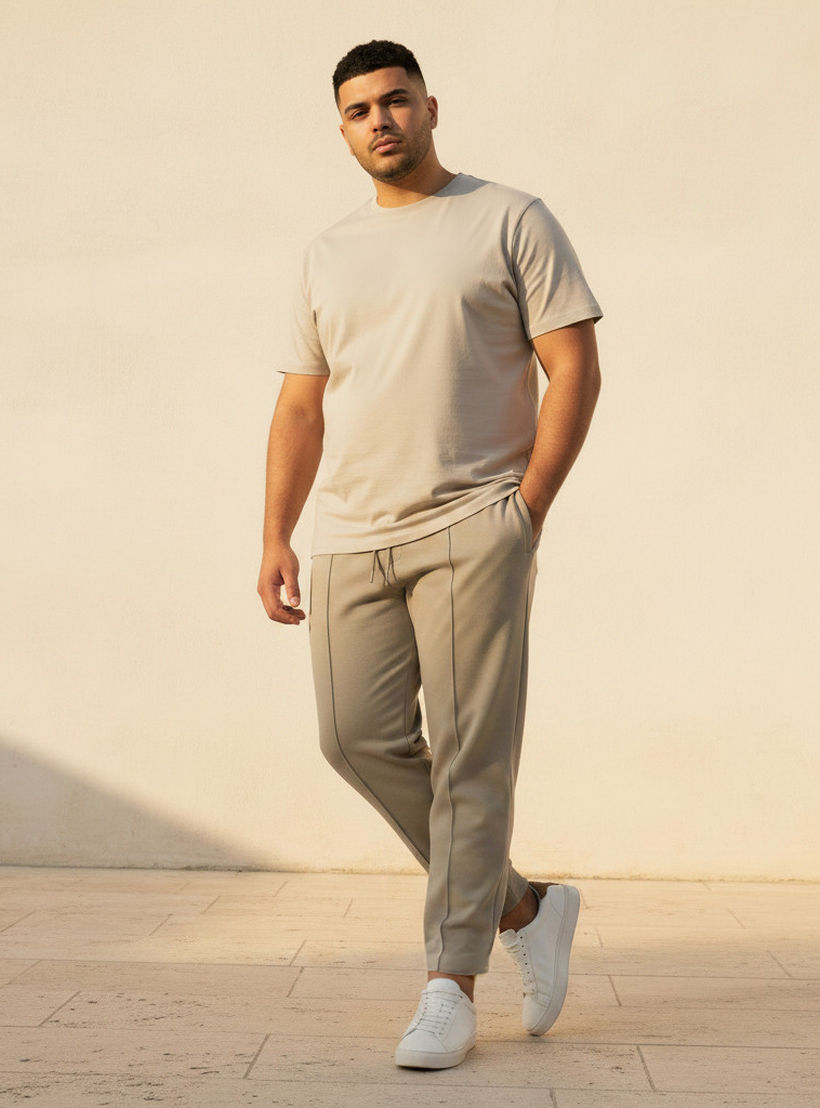 Splash Maxim Plus Regular Fit Joggers with Pintuck Detail-men-clothing-bottoms-joggers-image-3