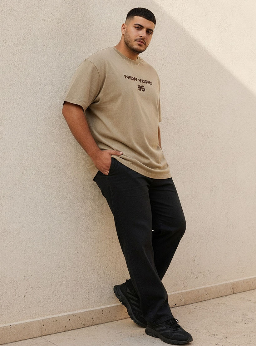 Splash Maxim Plus Crew Neck Short Sleeves New York Print T-shirt-men-clothing-tshirtsandpolos-tshirts-image-3