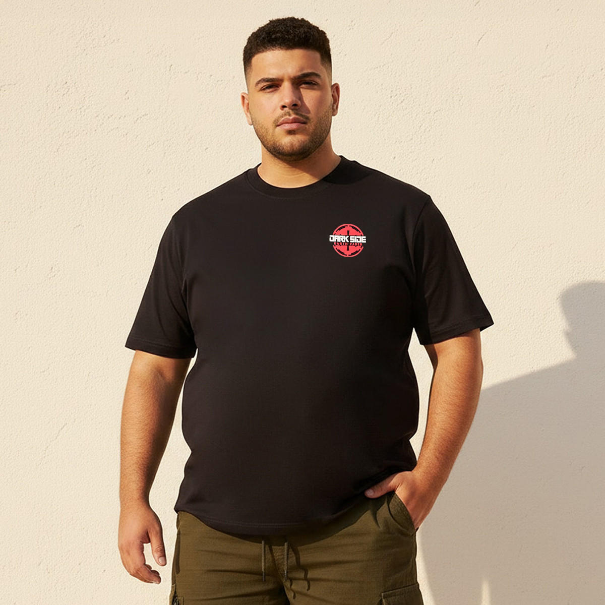 Dark Side Darth Vader Men Crew Neck Short Sleeves T-shirt-men-clothing-tshirtsandpolos-tshirts-image-1