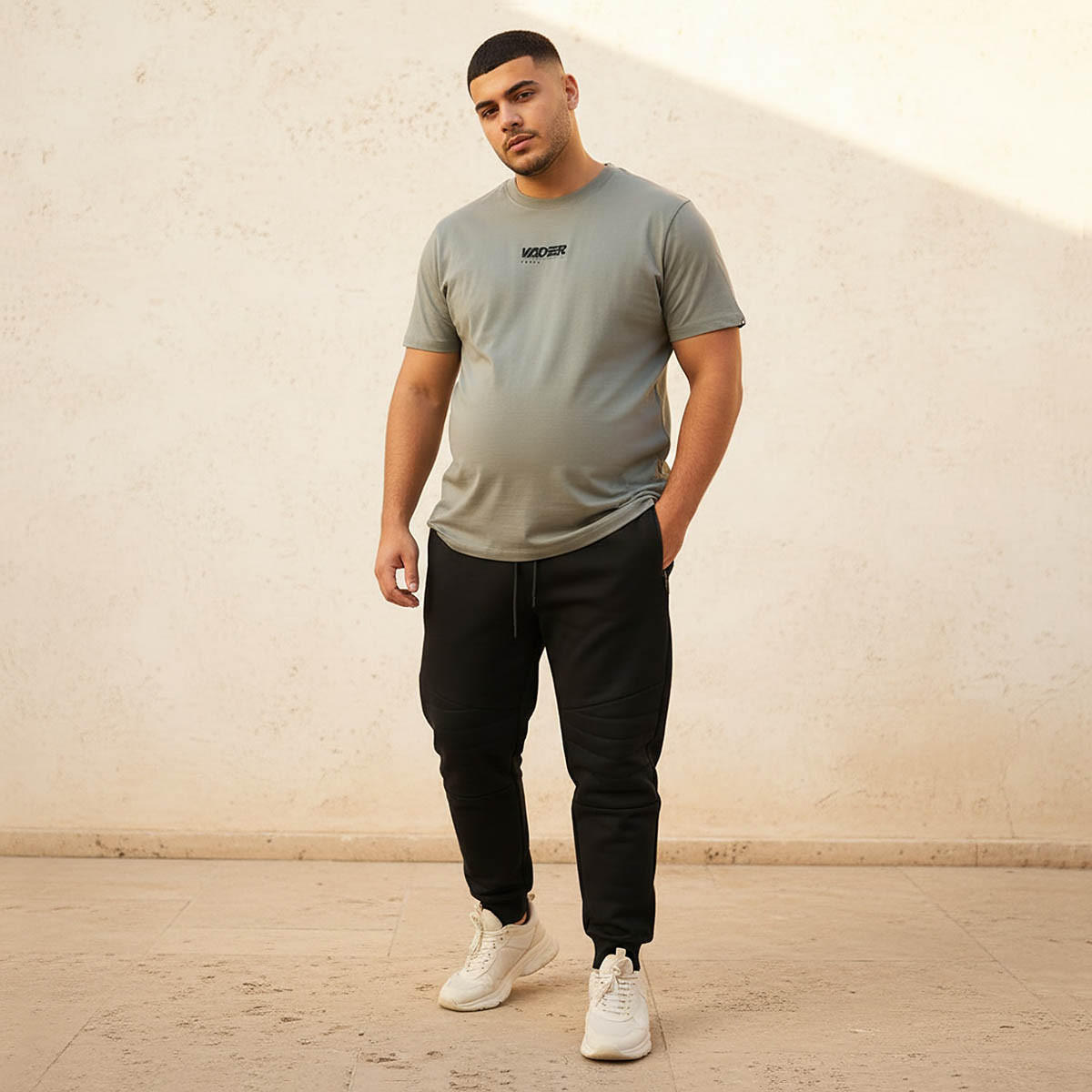 تيشيرت بياقة ضيقة وأكمام قصيرة للرجال من دارث فيدر-men-clothing-tshirtsandpolos-tshirts-image-3