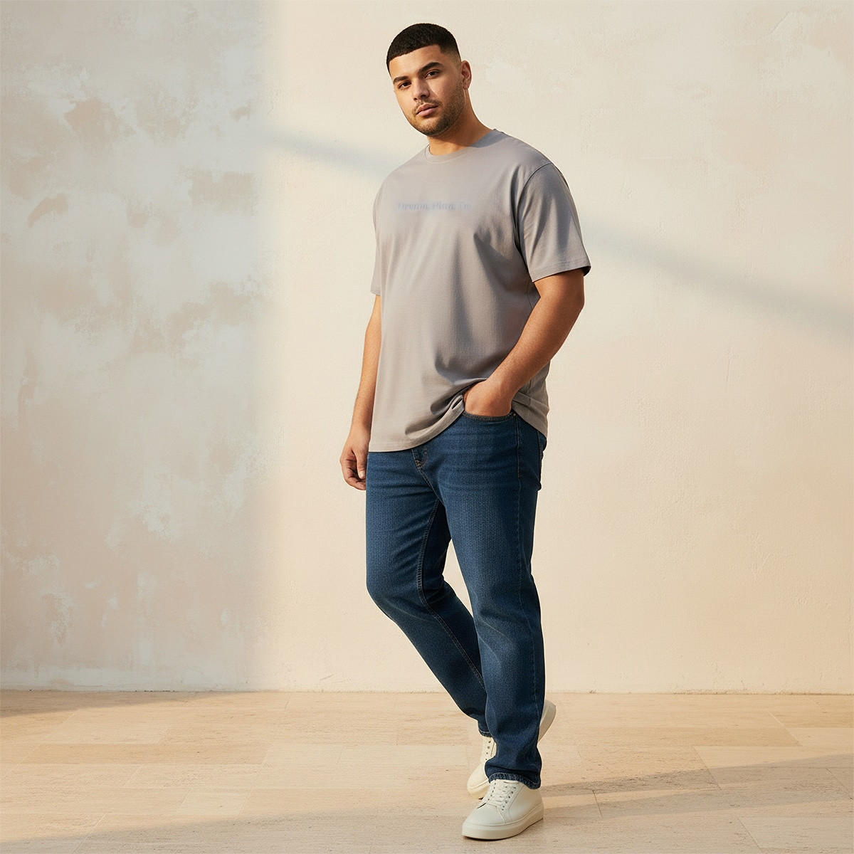 تيشيرت برقبة ضيقة وأكمام قصيرة وطبعات مقاس كبير من سبلاش ماكسيم-men-clothing-tshirtsandpolos-tshirts-image-3