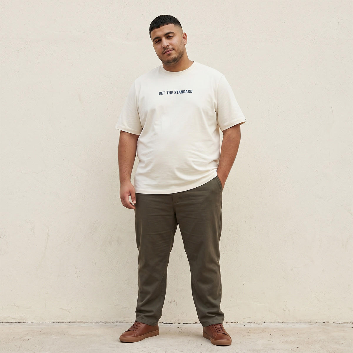 تيشيرت بأكمام قصيرة ورقبة ضيقة وطبعات شعار مقاس كبير من سبلاش ماكسيم-men-clothing-tshirtsandpolos-tshirts-image-3