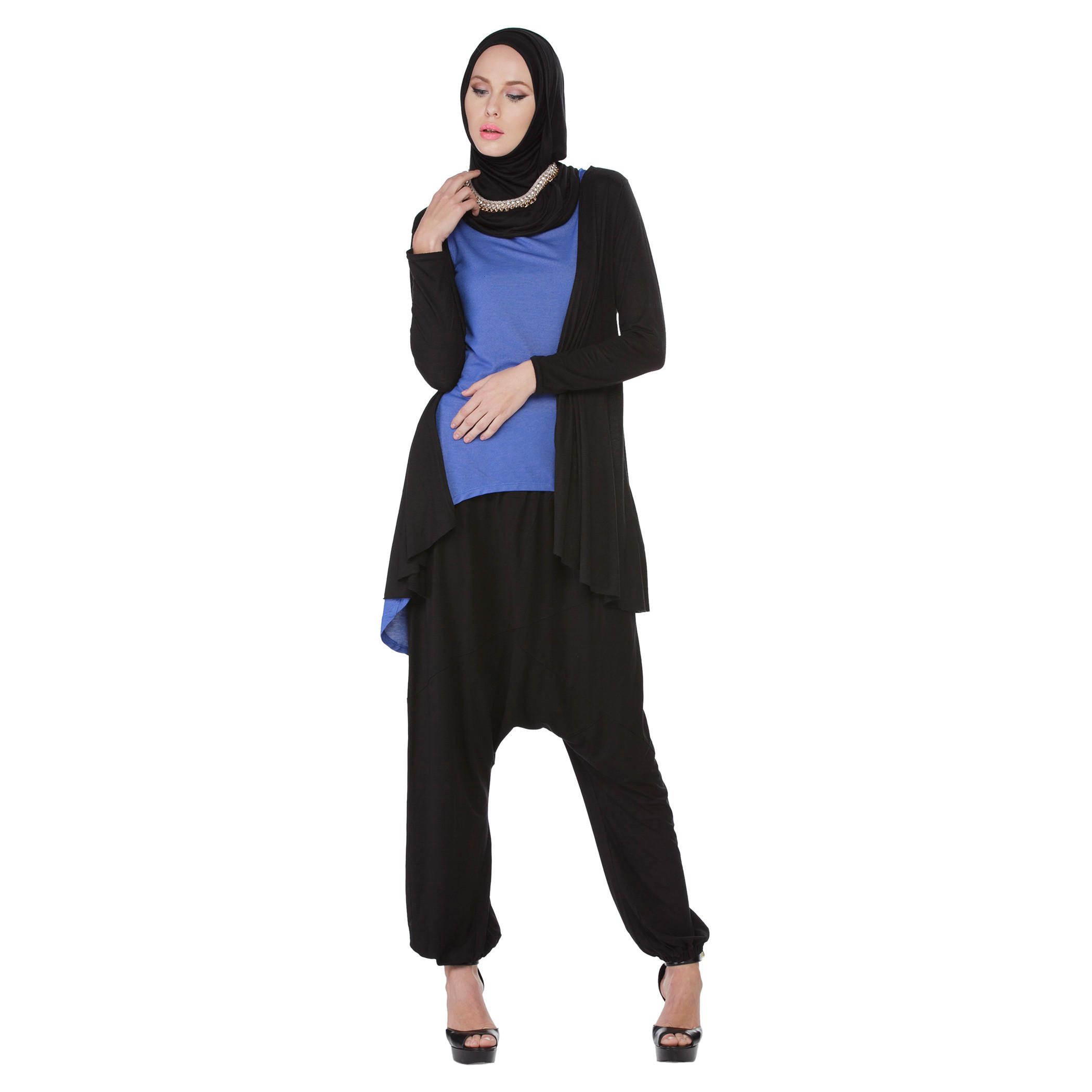 Solid Colour Poncho Shrug-women-clothing-shirtsandblouses-blouses-image-5