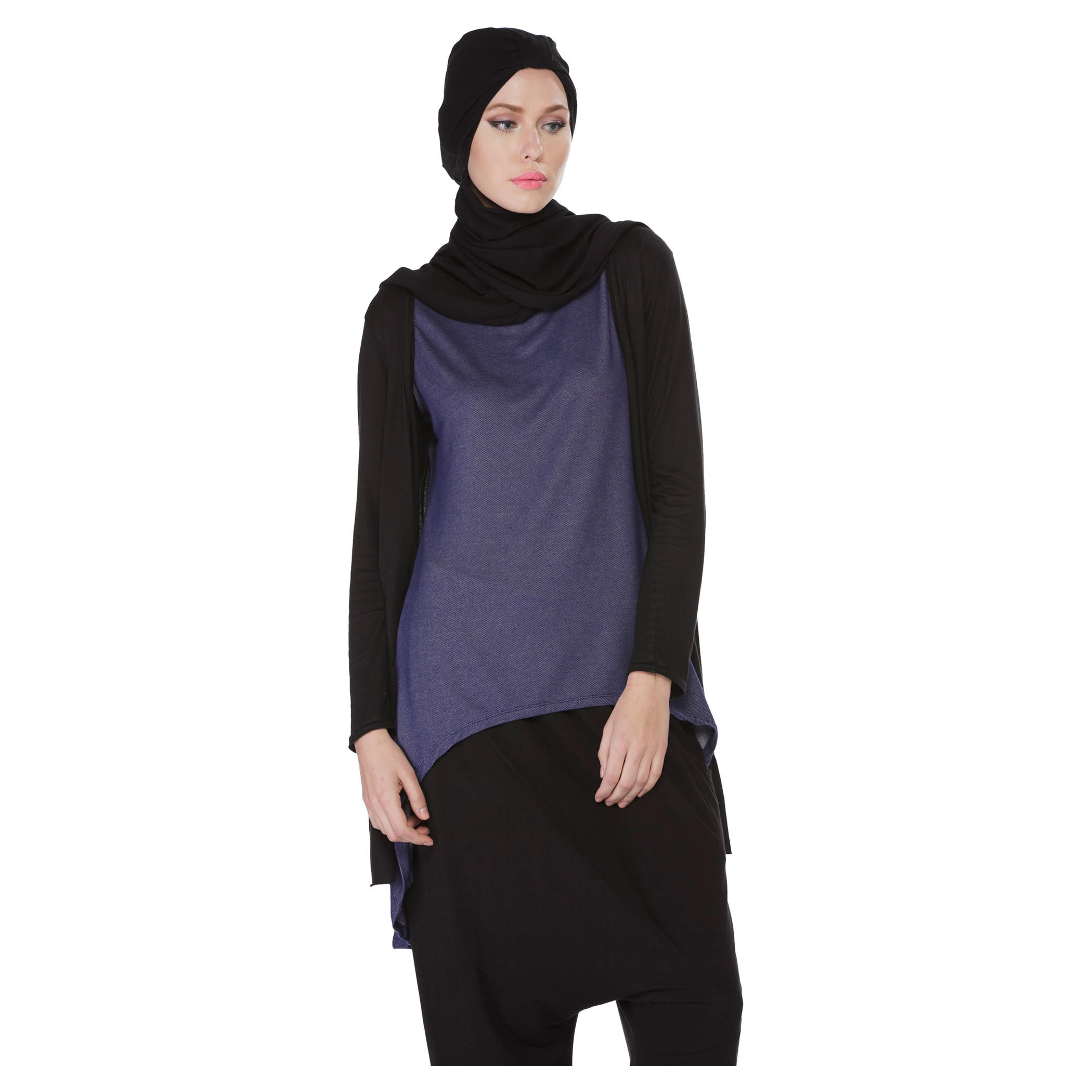 Solid Colour Poncho Shrug-women-clothing-shirtsandblouses-blouses-image-1