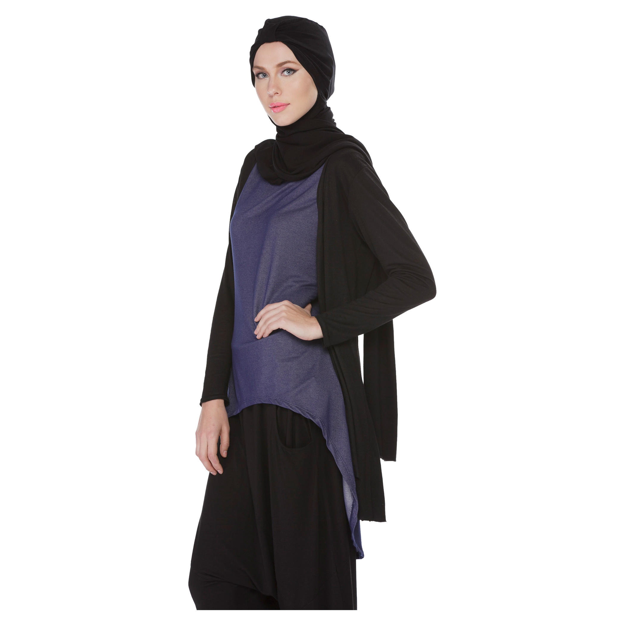 Solid Colour Poncho Shrug-women-clothing-shirtsandblouses-blouses-image-3