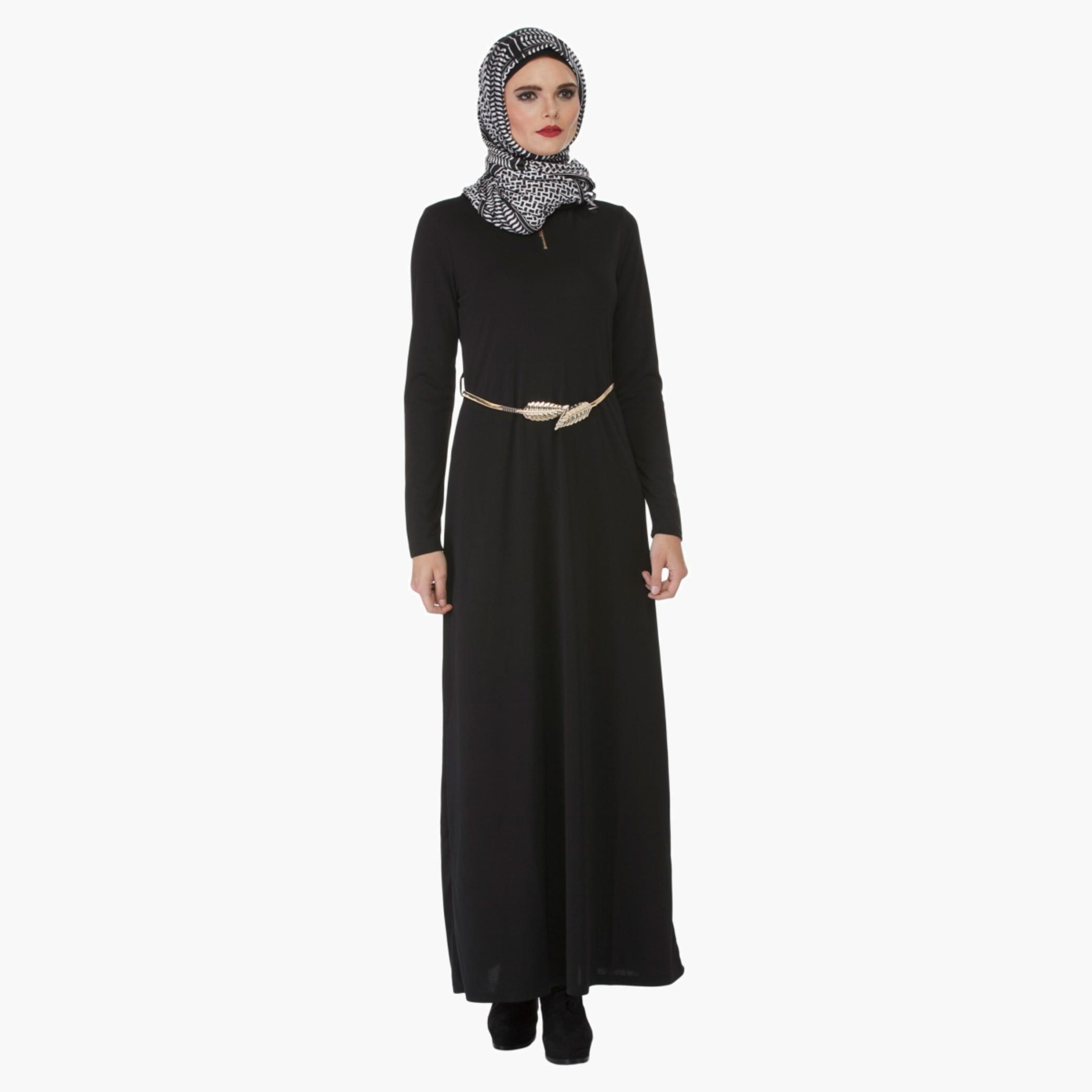 Basic Maxi Dress with Hood-women-clothing-dresses-image-1