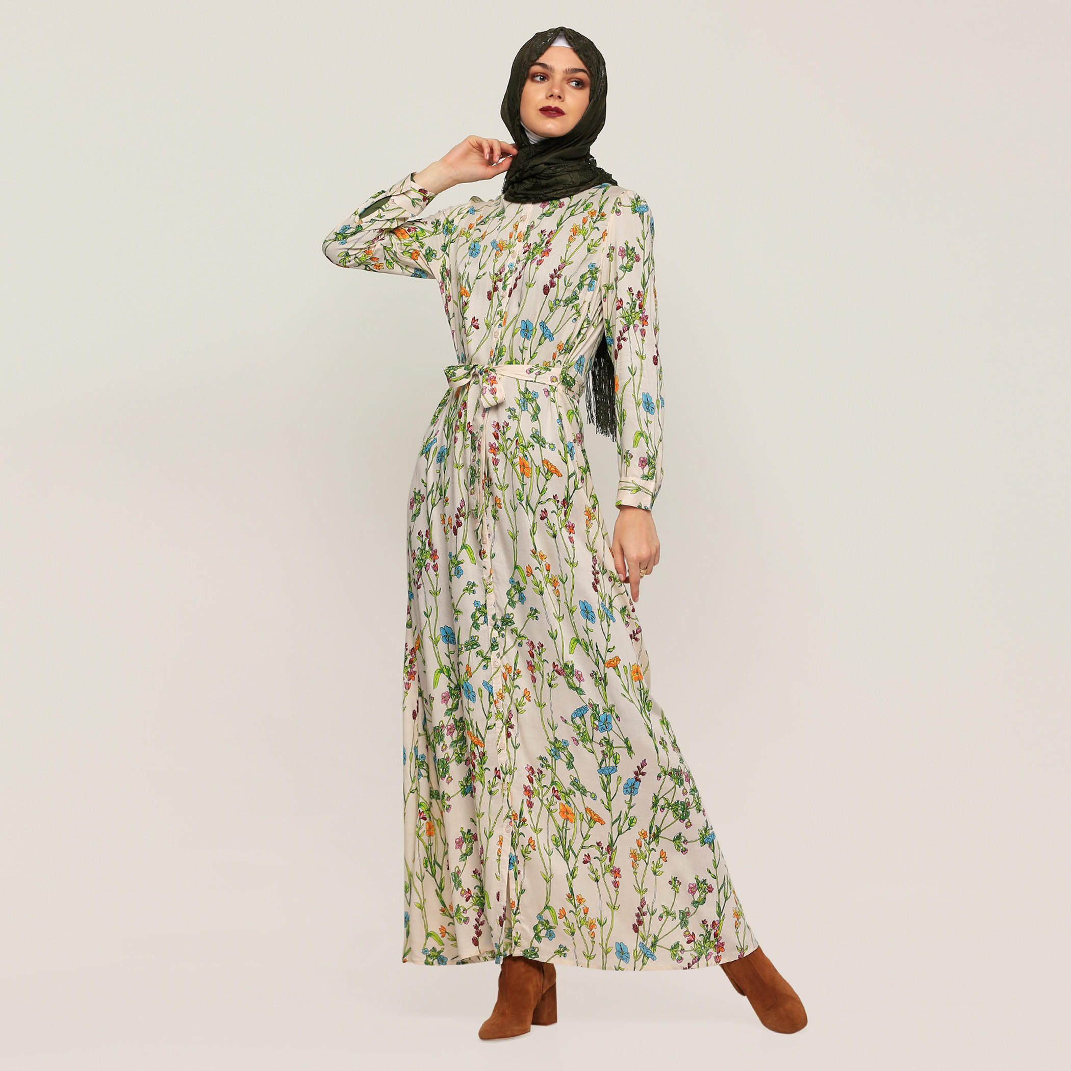 فستان قميص طويل بأكمام طويلة وطبعات-women-clothing-dresses-image-5