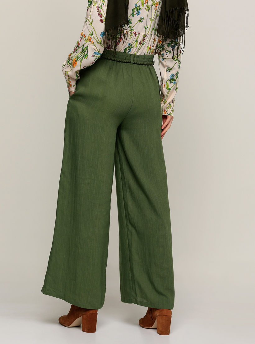 بنطال بالازو طويل بخصر مطّاطي وجيوب-women-clothing-bottoms-trousers-image-2