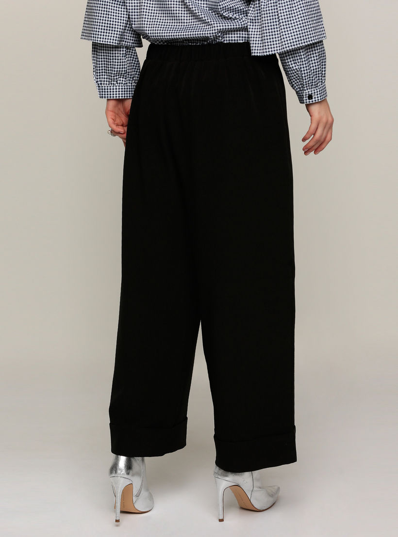 بنطال بالازو طويل بخصر مطّاطي-women-clothing-bottoms-trousers-image-2