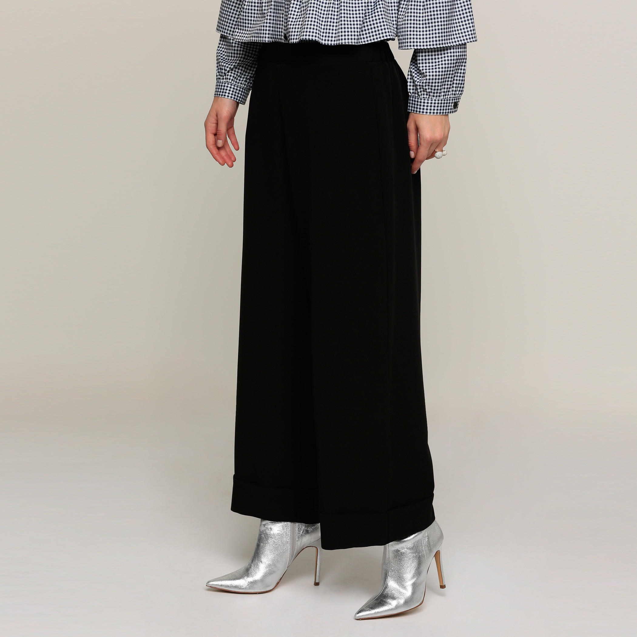 بنطال بالازو طويل بخصر مطّاطي-women-clothing-bottoms-trousers-image-3