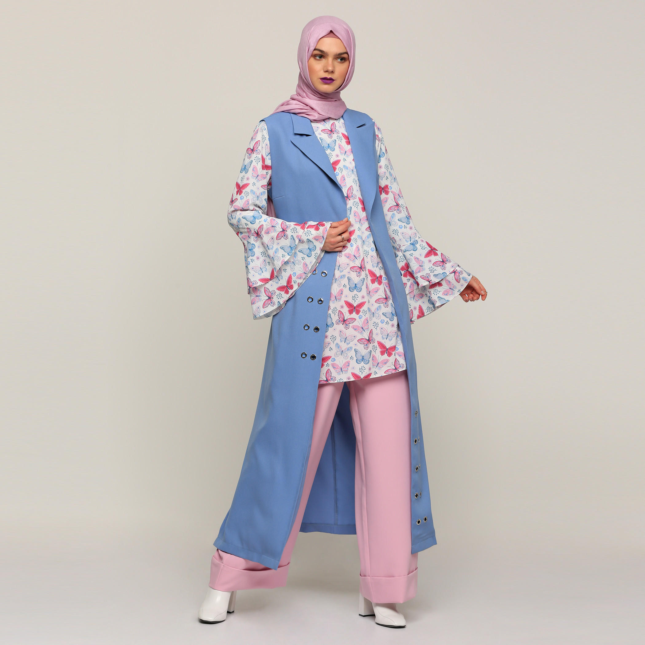 جاكيت طويل دون أكمام بحلقات-women-winterwear-coatsandjackets-jackets-image-5