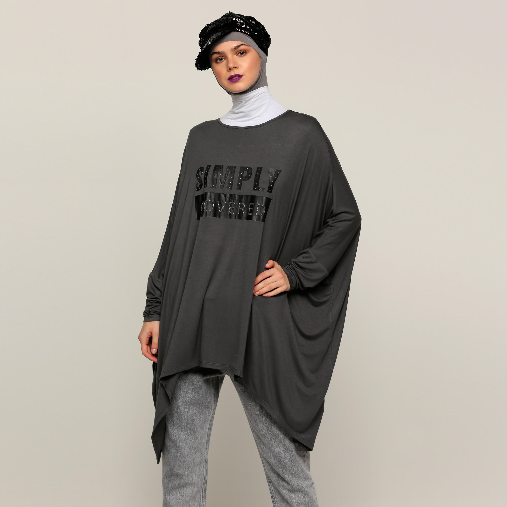 Round Neck Printed Top with Long Sleeves-women-clothing-shirtsandblouses-blouses-image-1