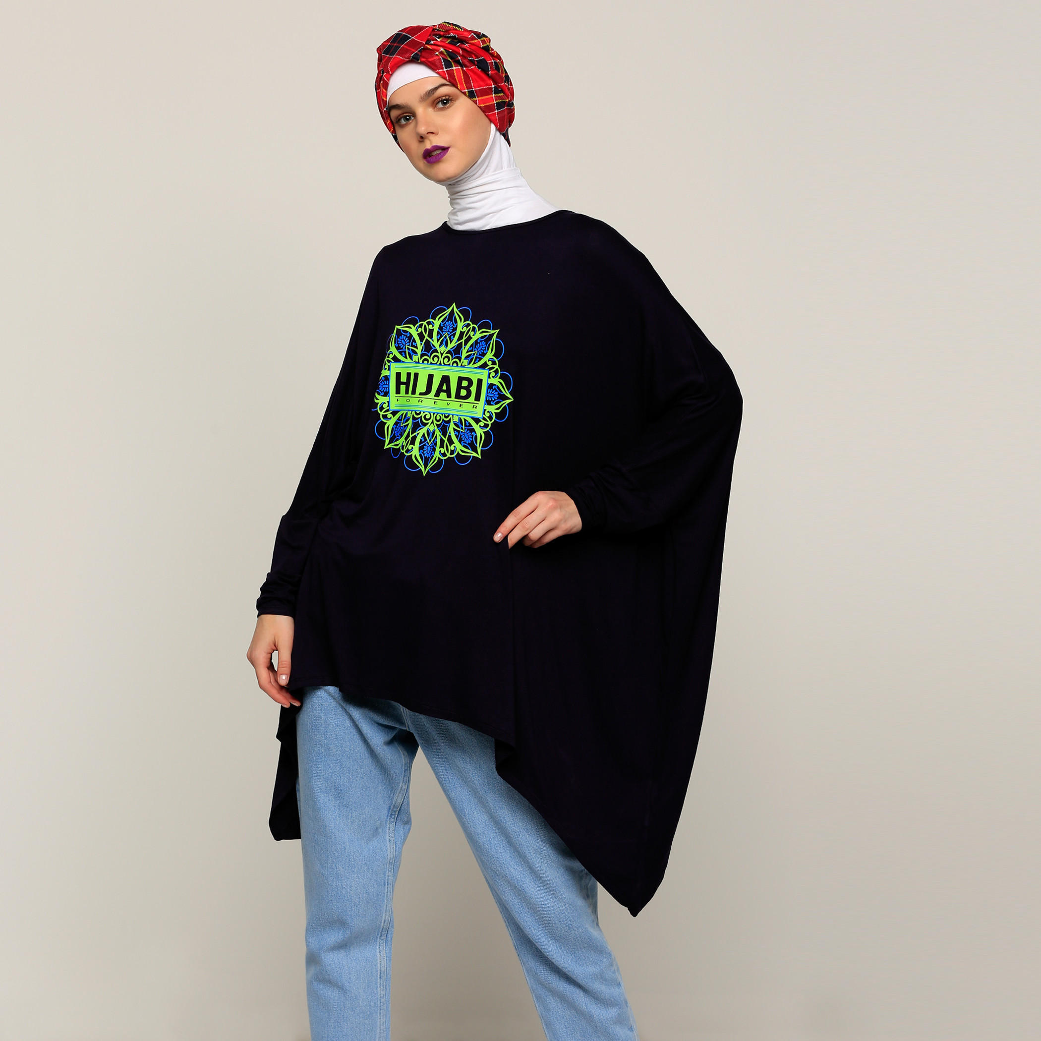بلوزة بطبعات وياقة مستديرة وأكمام طويلة-women-clothing-shirtsandblouses-blouses-image-5
